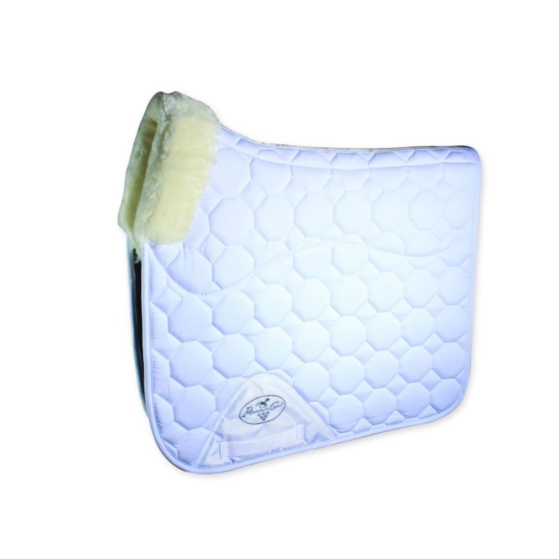 Pros Choice Dressage Pad With Fleece White