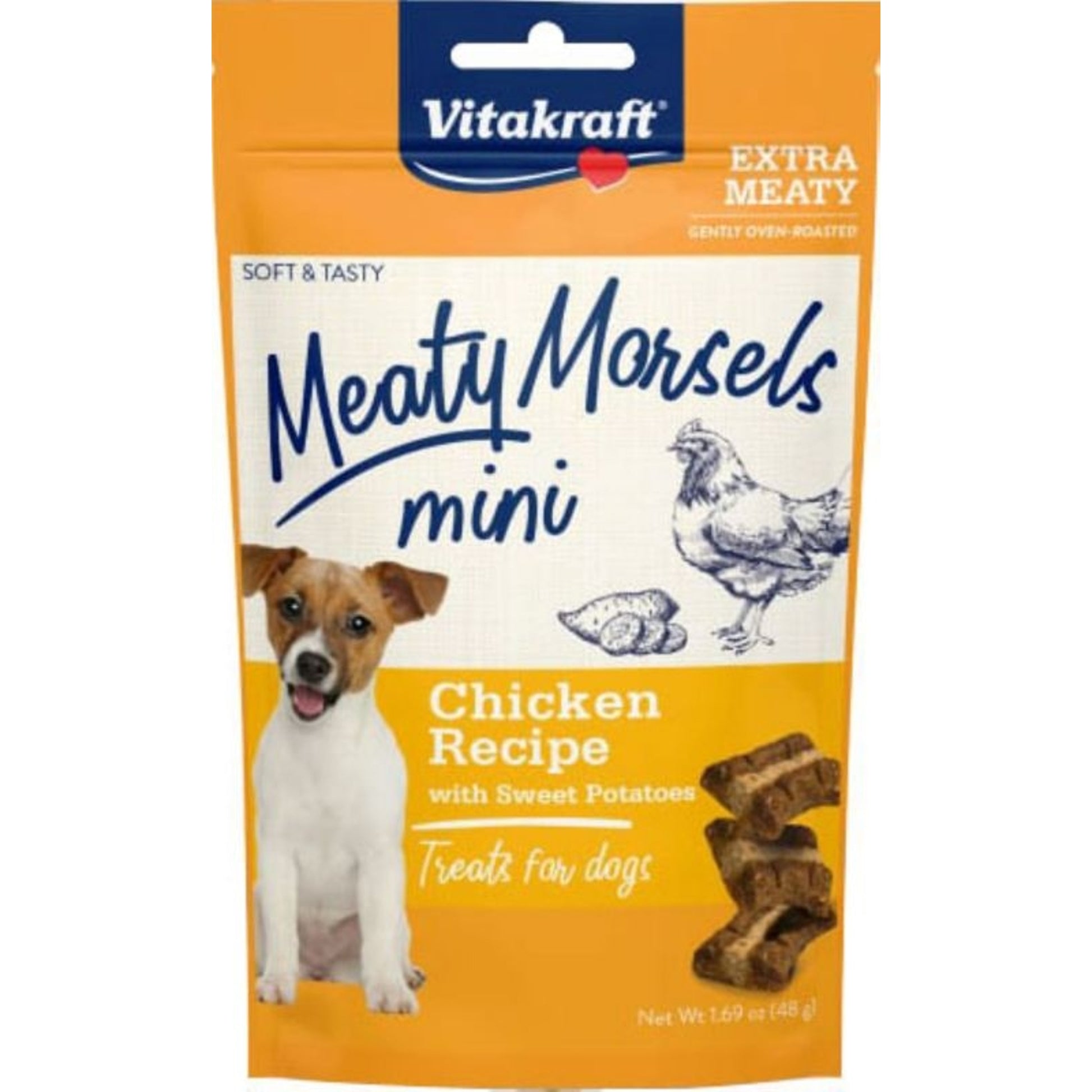 Meaty Morsels Mini Dog Treat Chicken/Sweet Potato