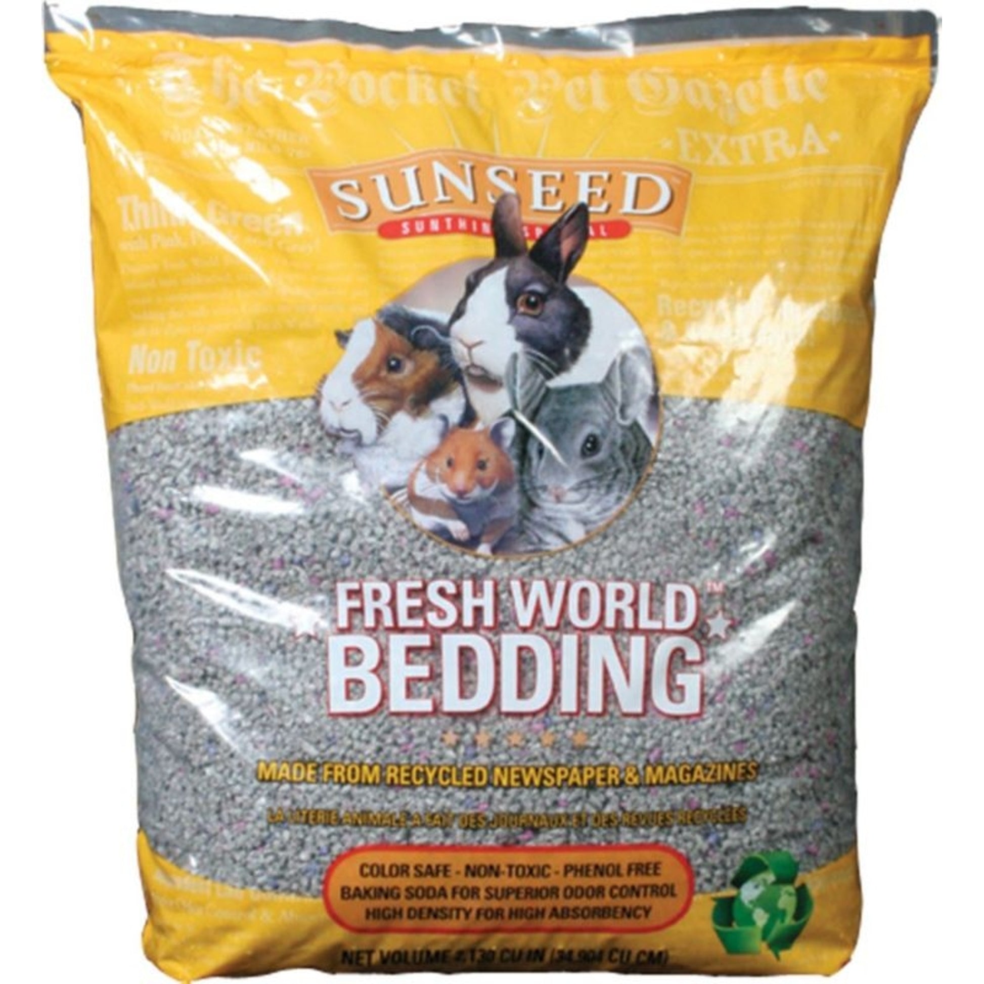 Sunseed Fresh World Bedding 975 Cubic Inch Purple