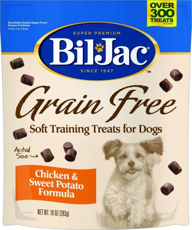 Bil Jac Grain Free Treats Chicken/Swt Potato 10 oz