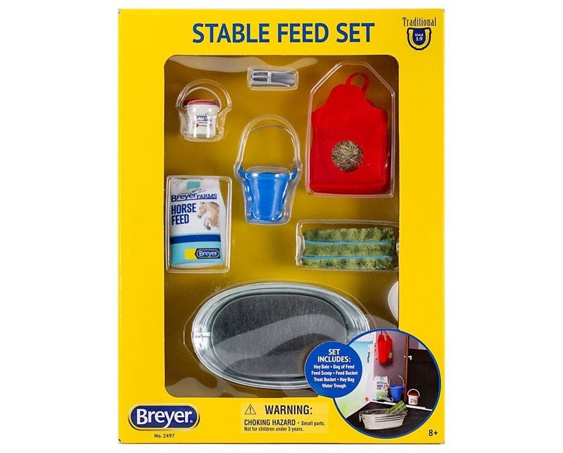 Stable Feeding Set - Breyer Collectible