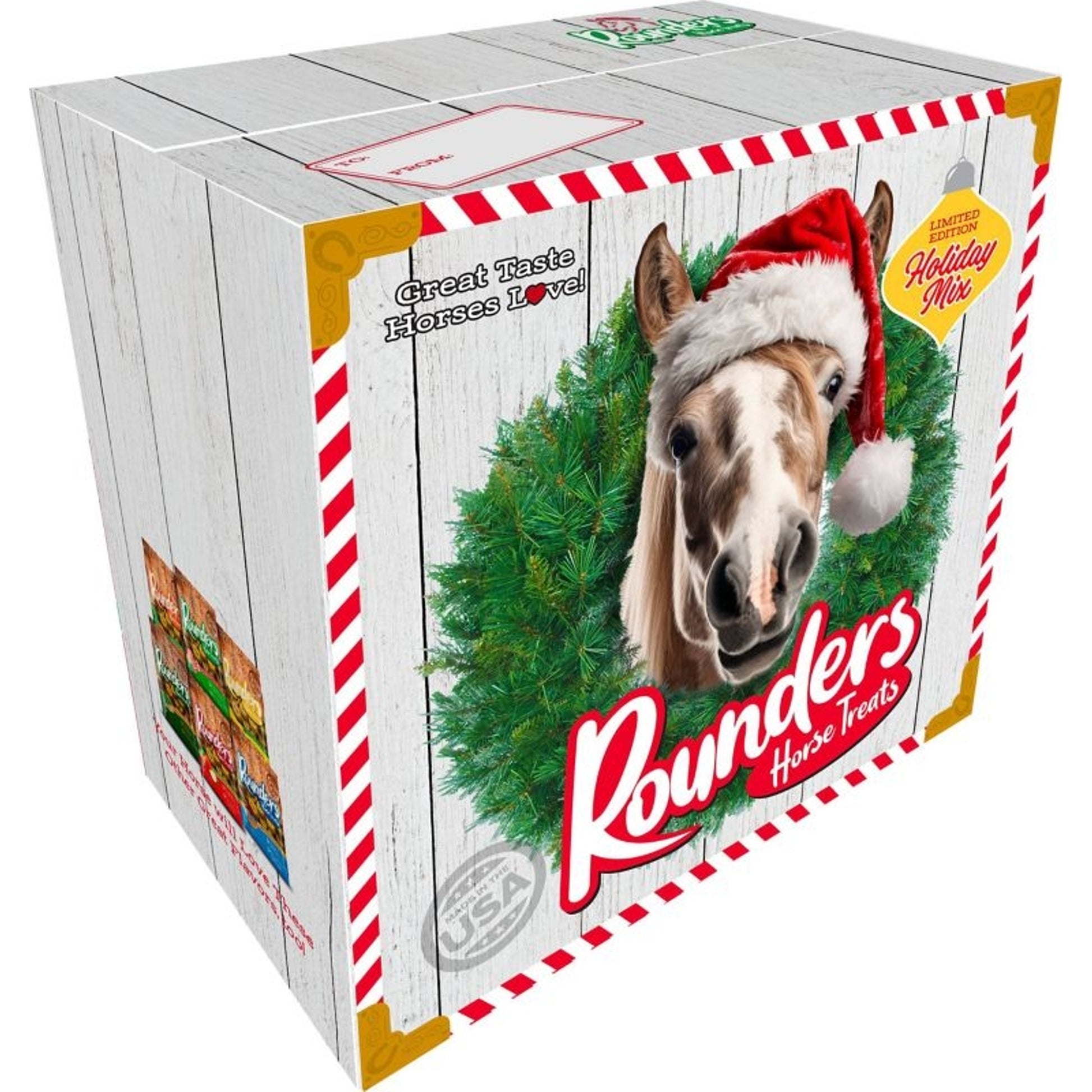 Rounders Holiday Horse Treats Gift Box