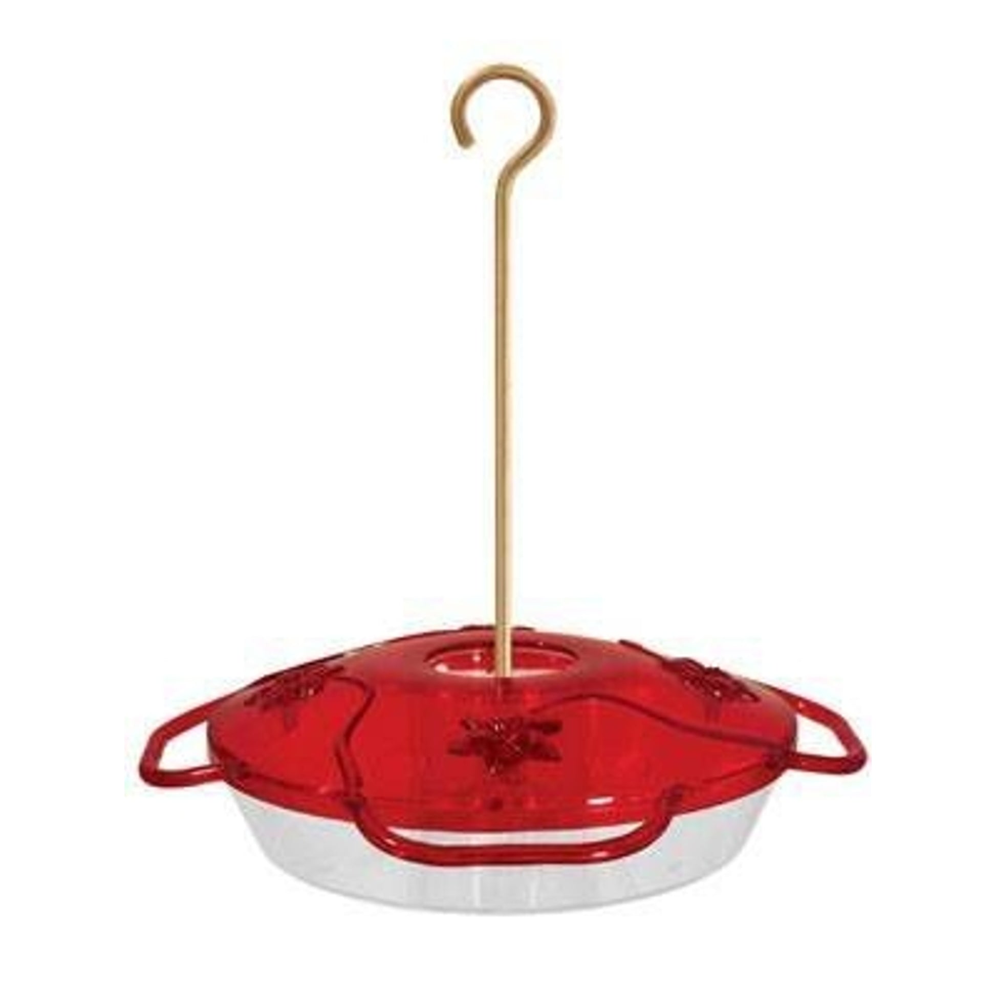 Droll Yankees 4 Flower Port Red Hummingbird Feeder