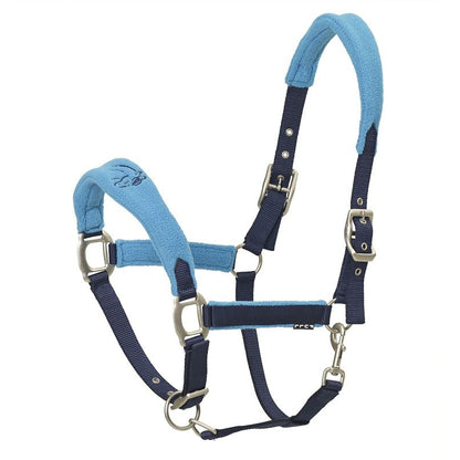 Centaur Fleece Breakaway Halter Horse Grey/Aqua