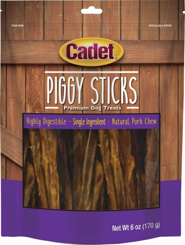 Cadet Pork Pizzle Dog Treat 6oz