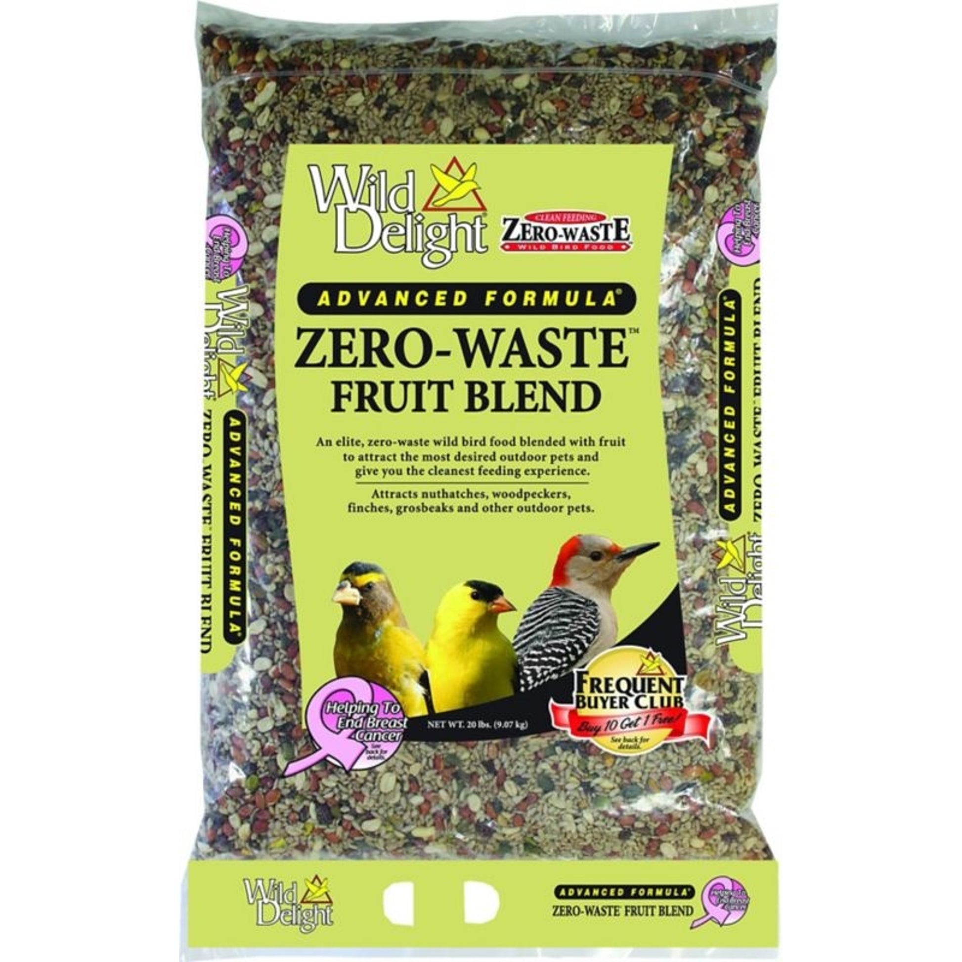 Wild Delight Zero Waste Fruit Blend Bird Food 5lb