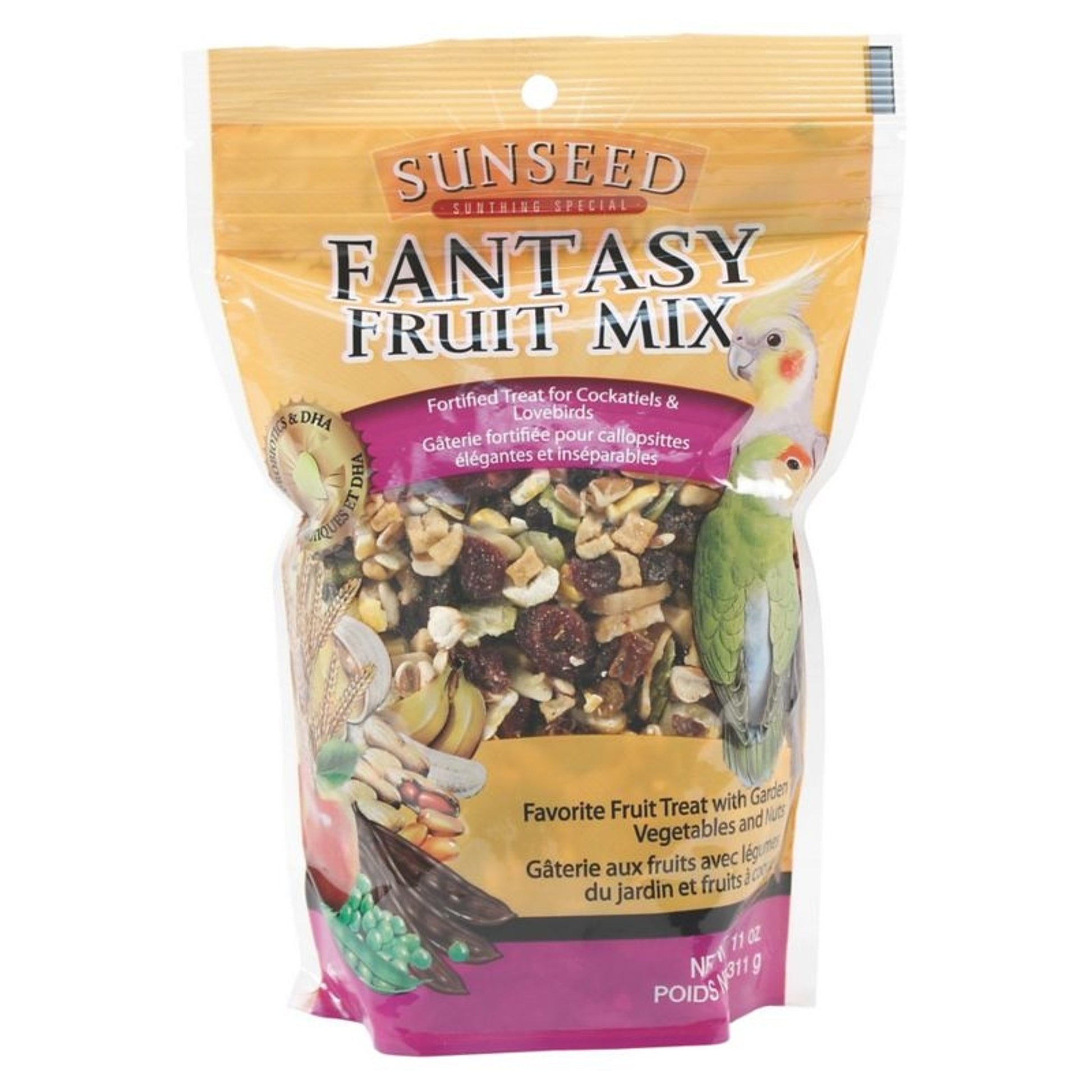 Sunseed Fantasy Fruit Mix Bird Treat