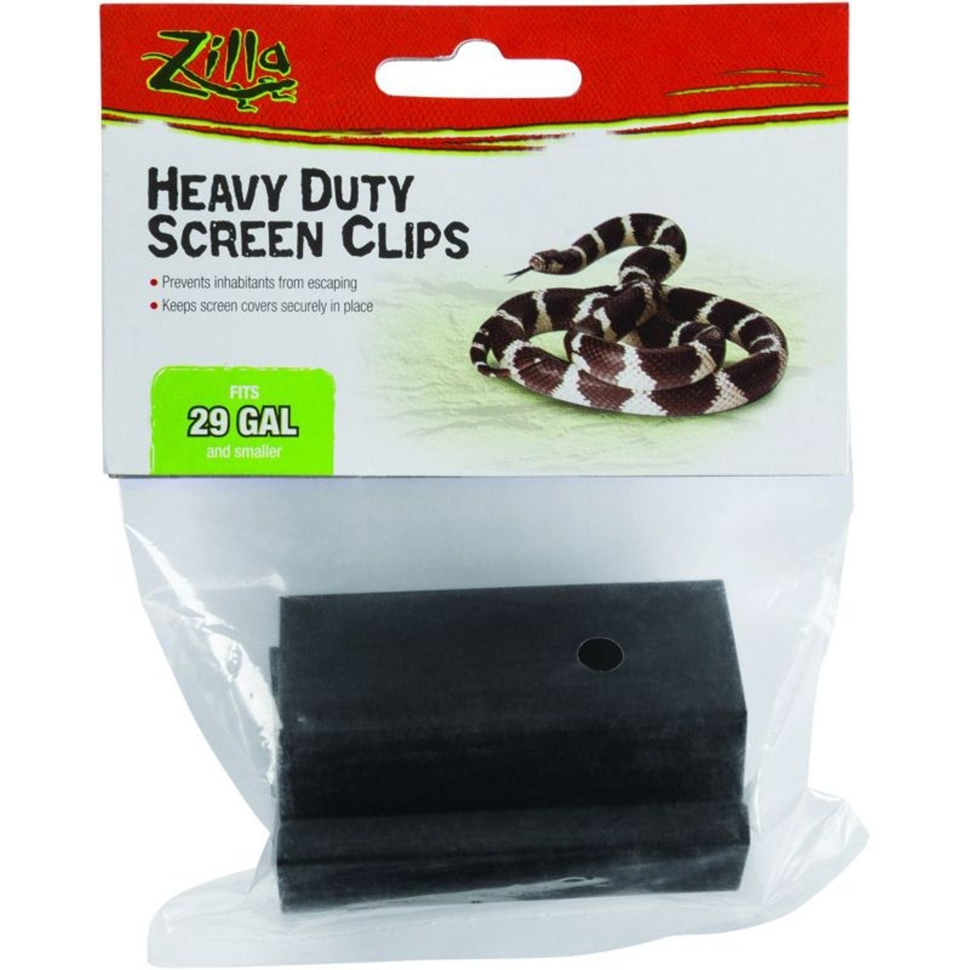 Zilla Heavy Duty Screen Clips 5-29 Gallon Steel