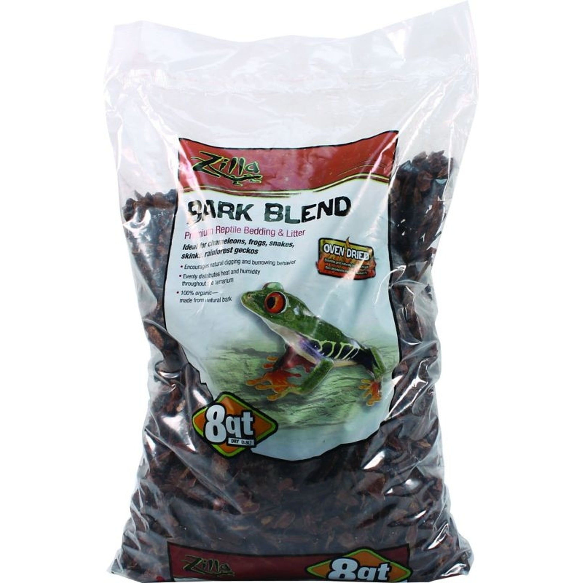 Zilla Bark Blend Reptile Bedding And Litter 8Qt Br
