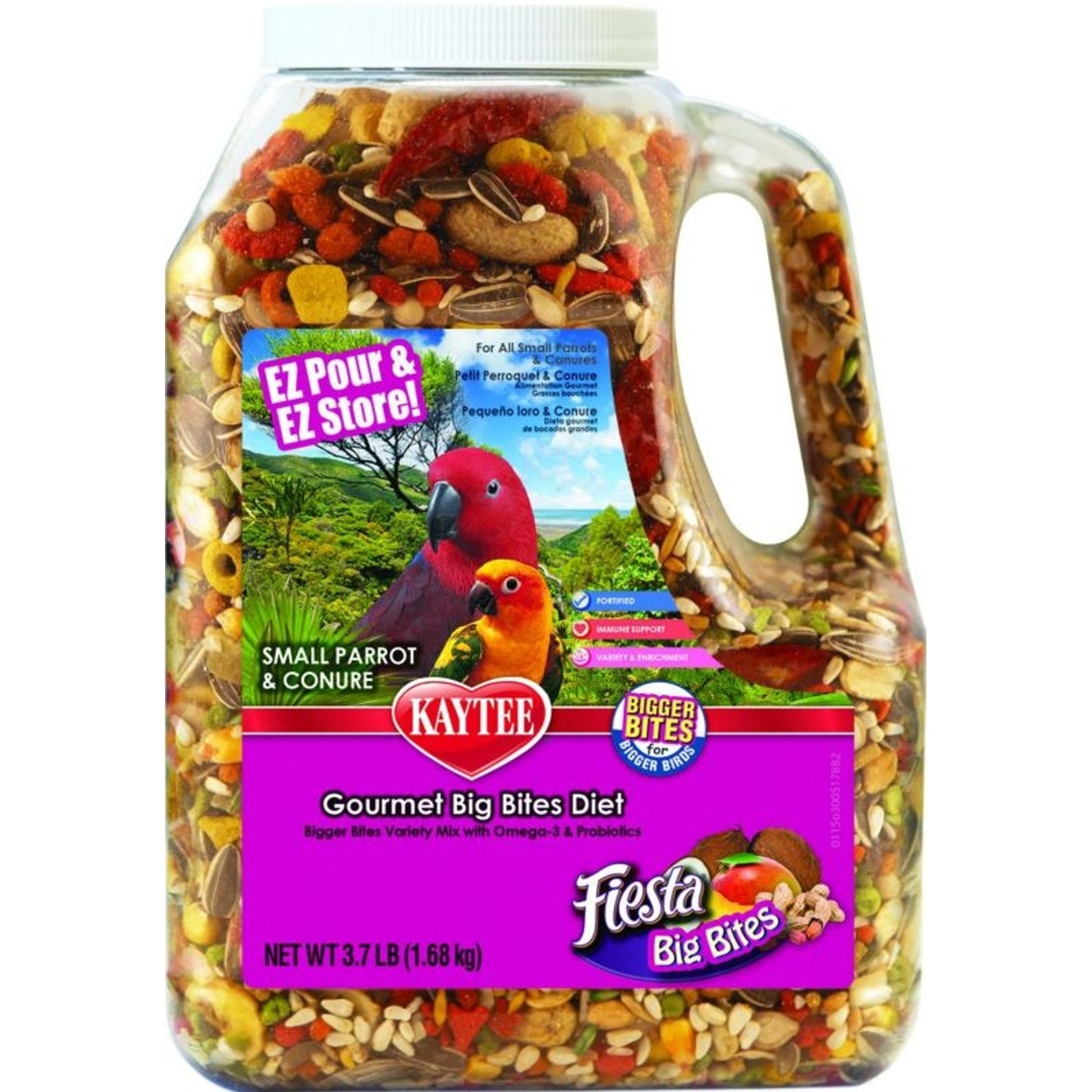 Kaytee Fiesta Big Bites Jar - Sm 3.75lb