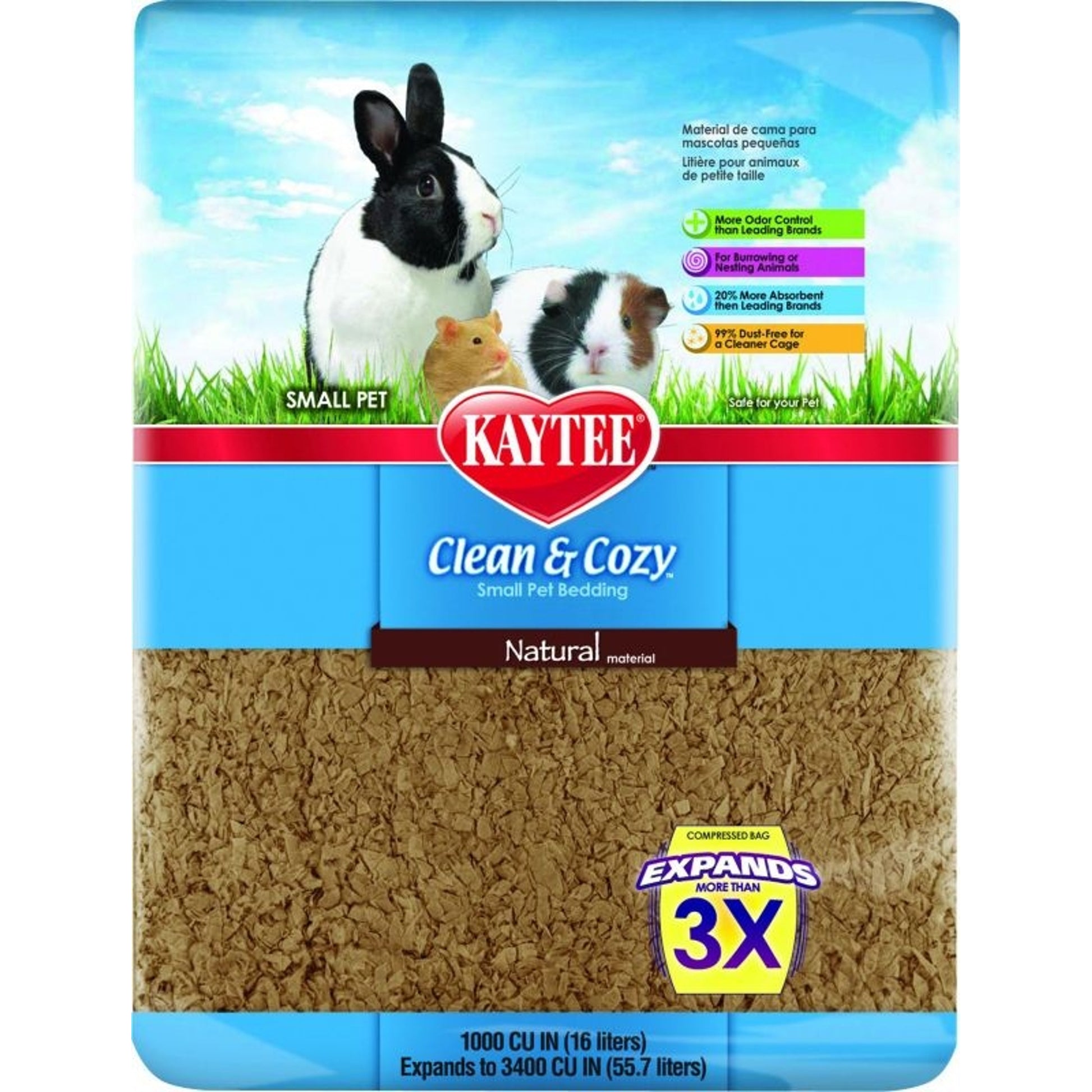 Kaytee Clean And Cozy Bedding 1728 Cu In White