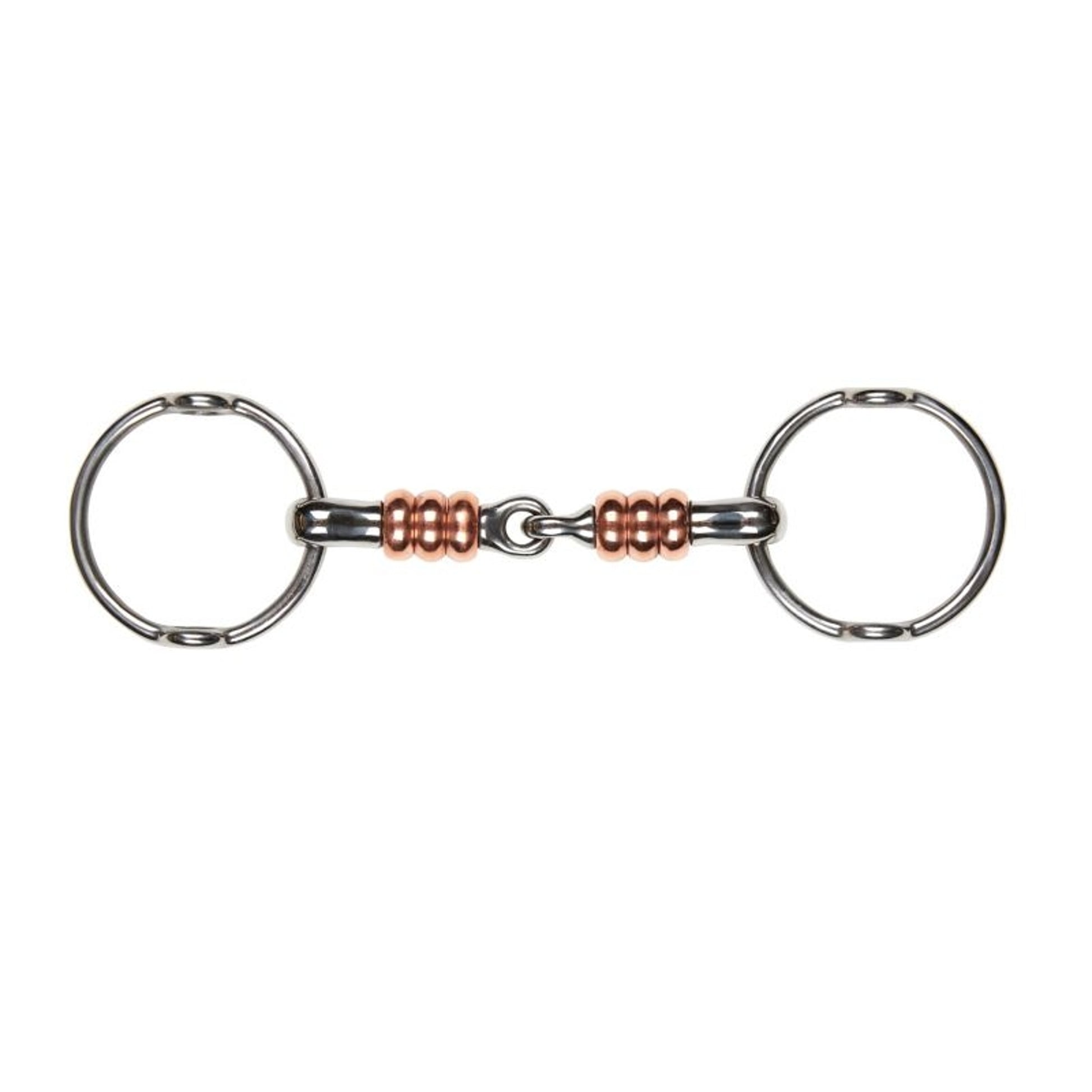 Korsteel SS Jointed Gag With Large Copper Rollers