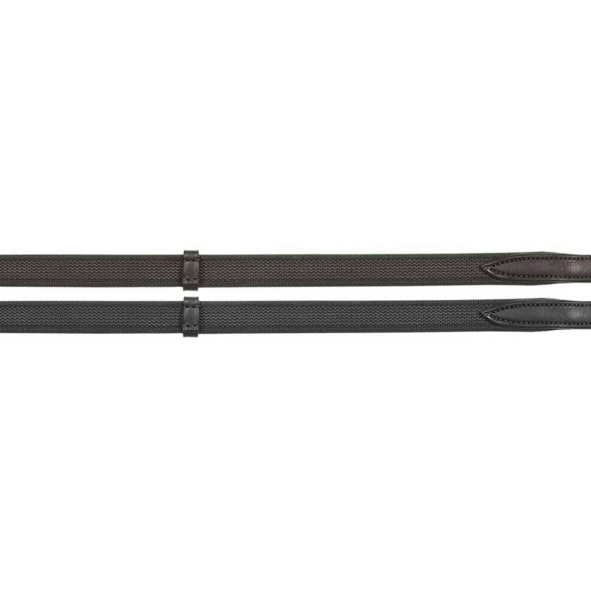 Camelot Non Slip Reins Black 5/8 X 60
