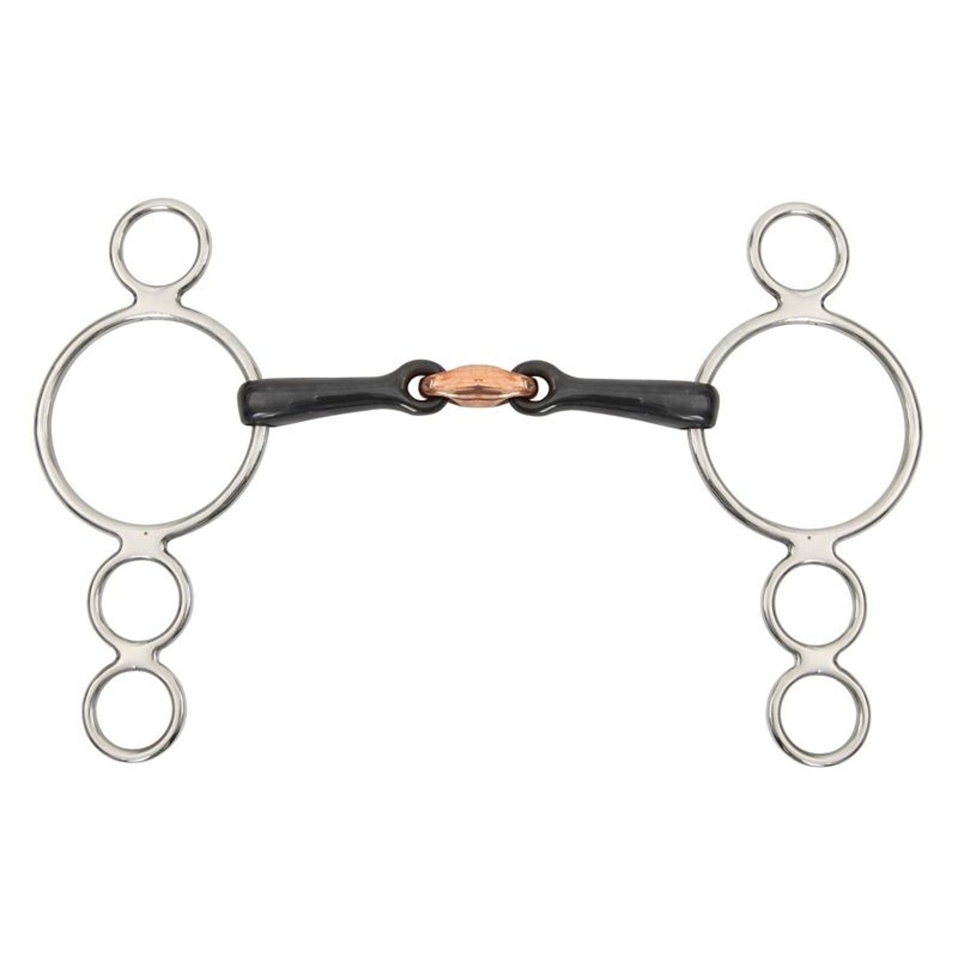 Shires Three Ring Sweet Iron Dutch Gag Bit