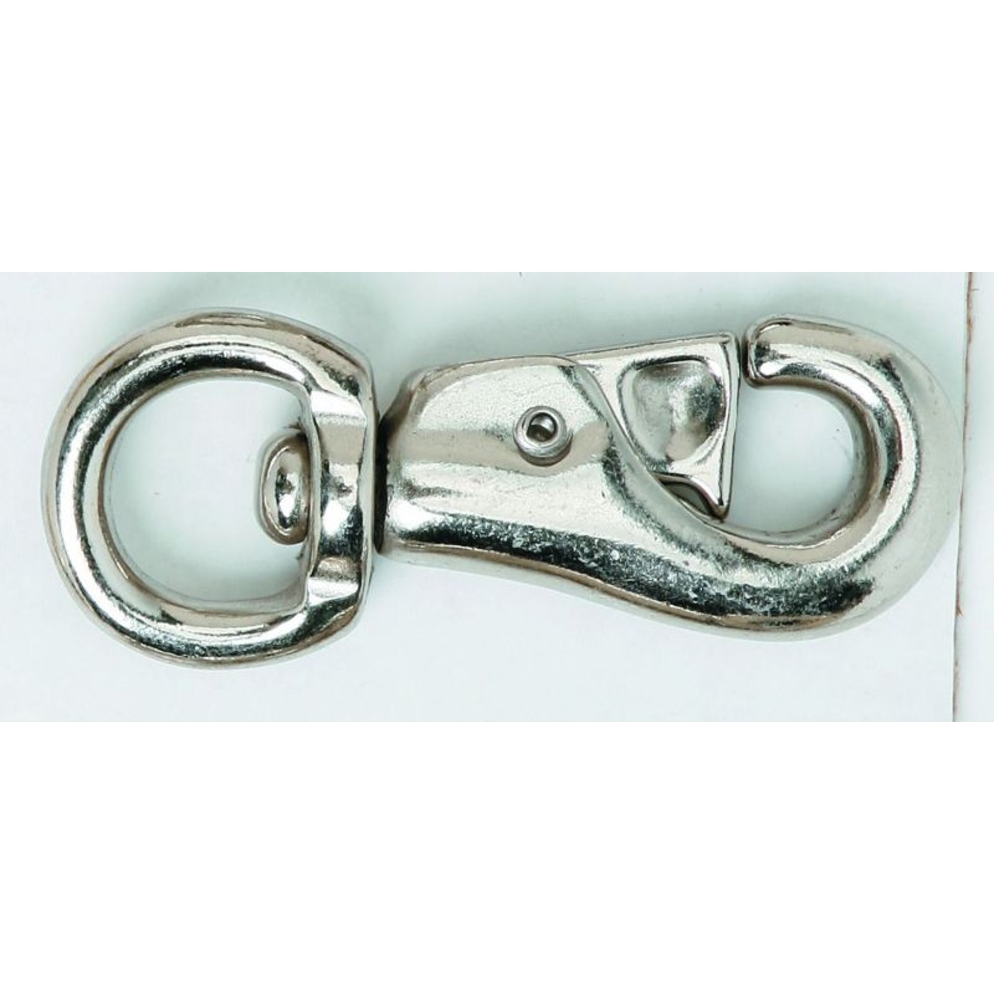 Colorado Saddle Nickel Plated Bull Snap 7-8 Nickel