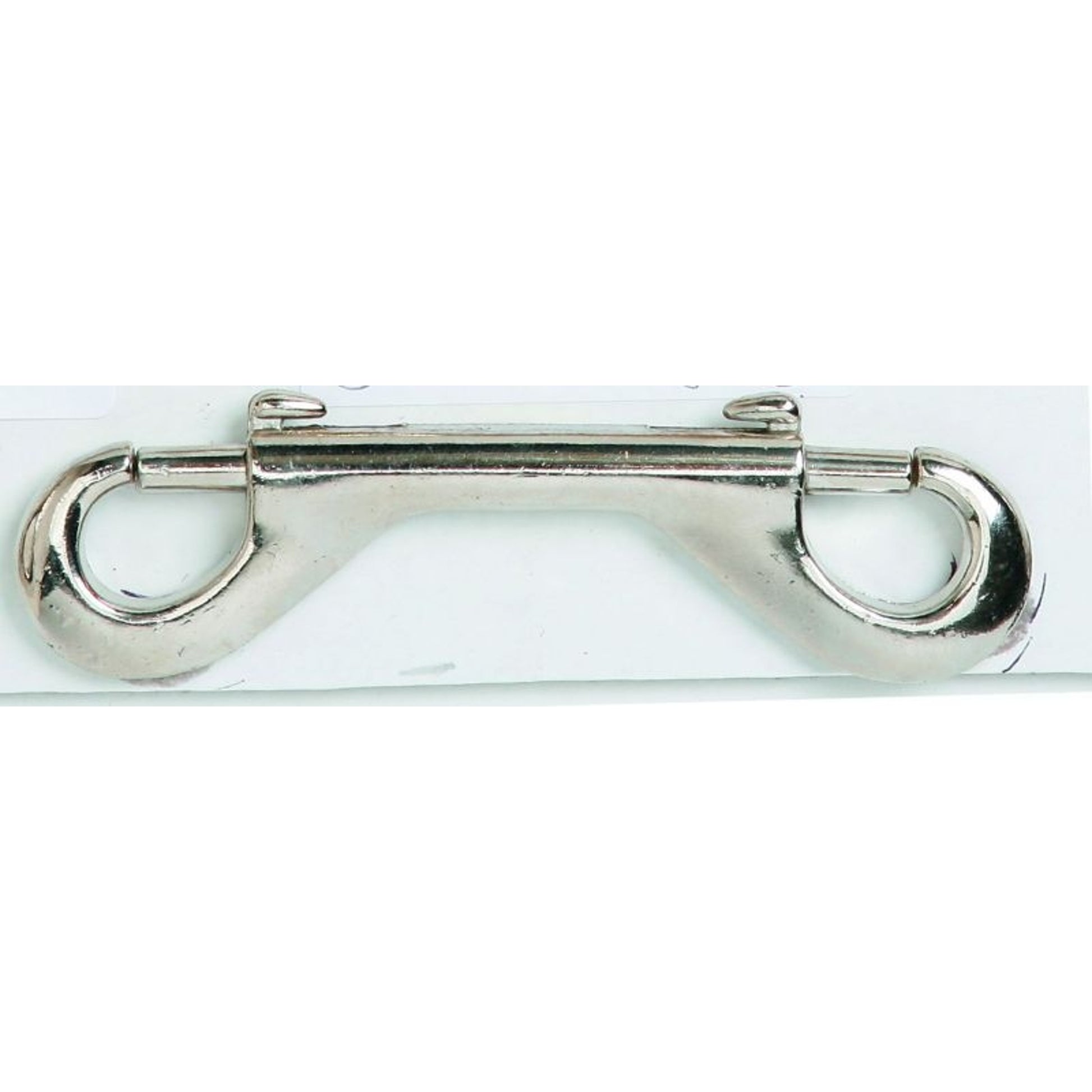 Colorado Saddle Double End Snap 4 Nickel Plated