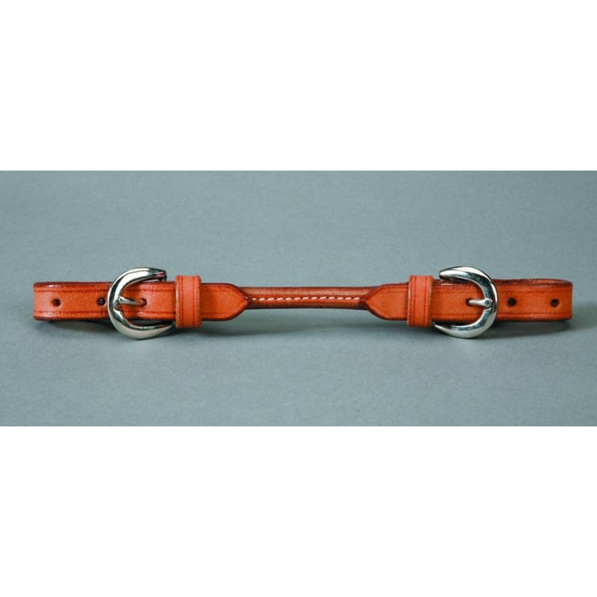 Colorado Saddlery Round Leather Curb Strap Brn