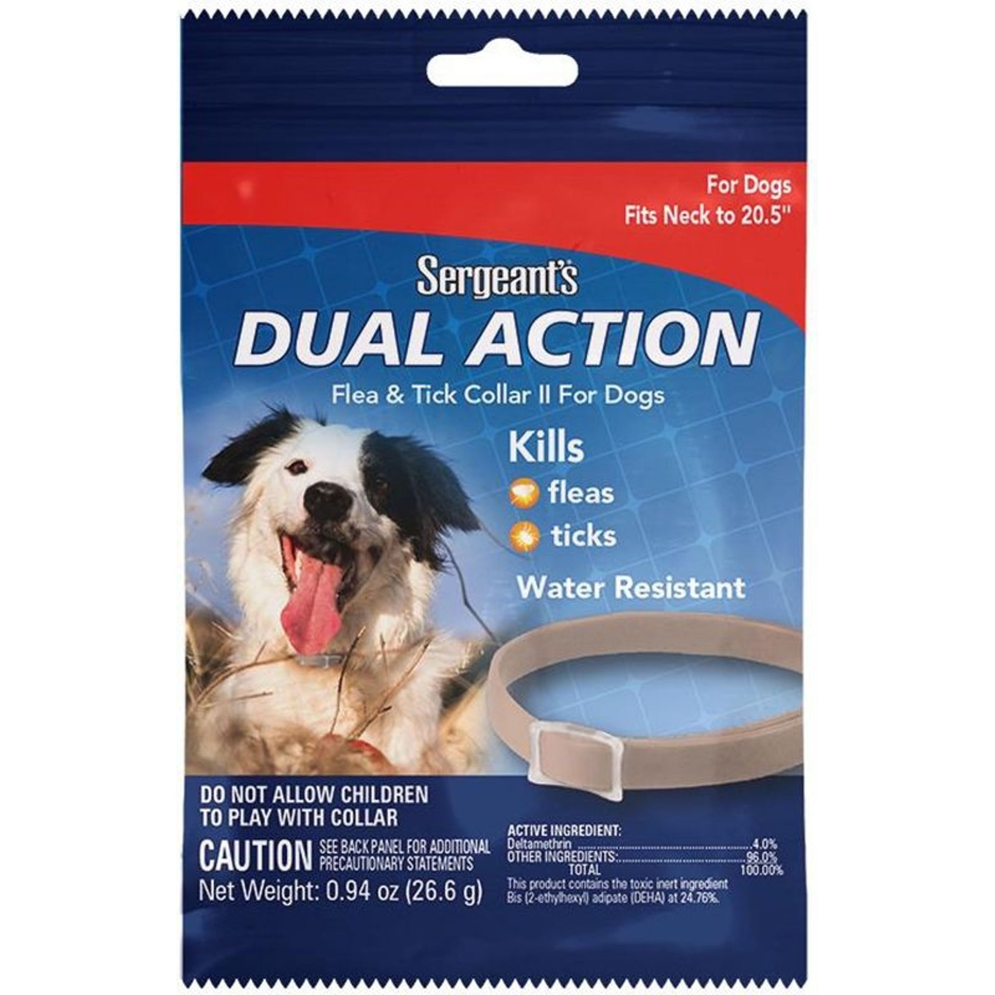 Sergeants Dual Action Flea / Tick Collar - Dogs
