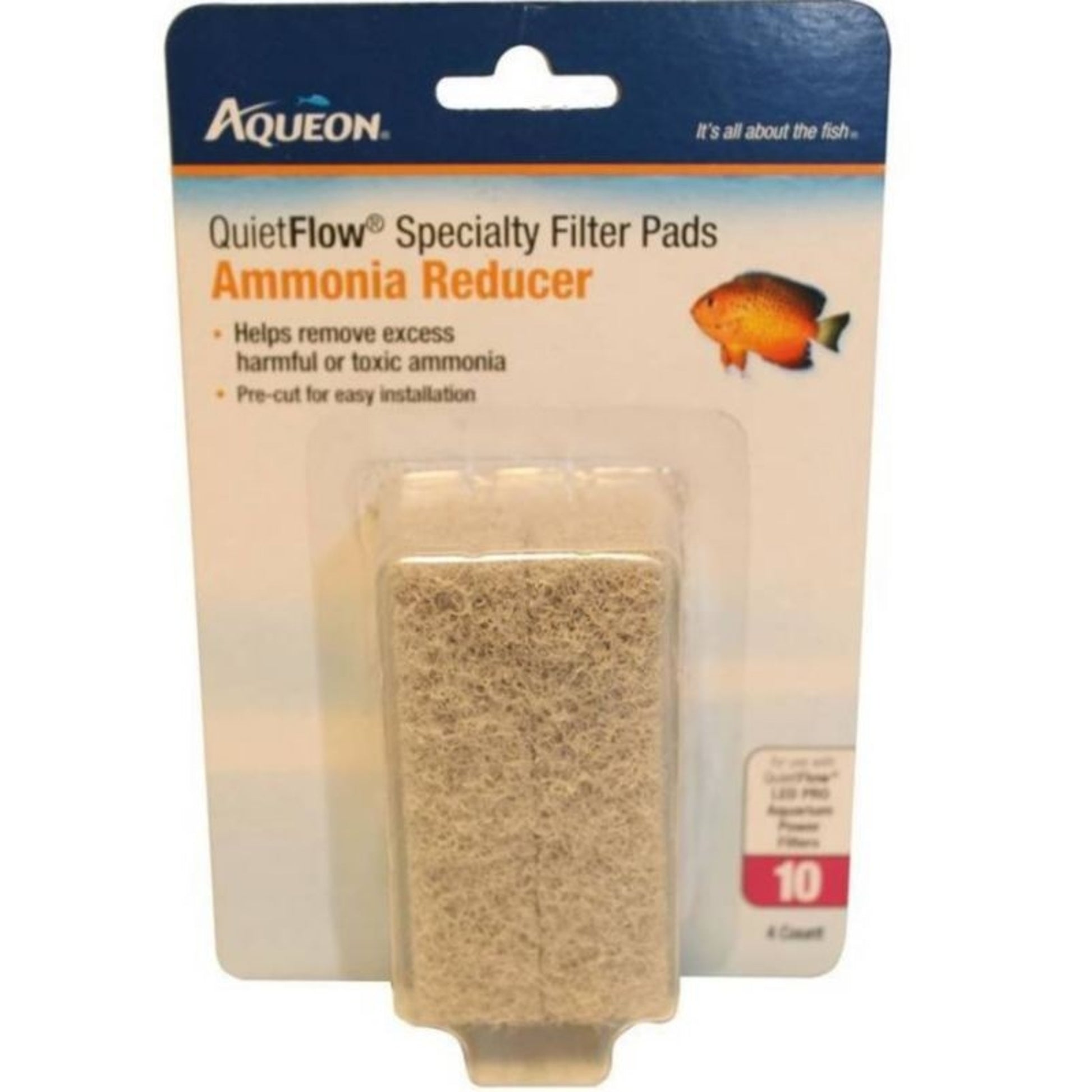 Aqueon Specialty Filter Pad With Biogrid Ammonia Tan