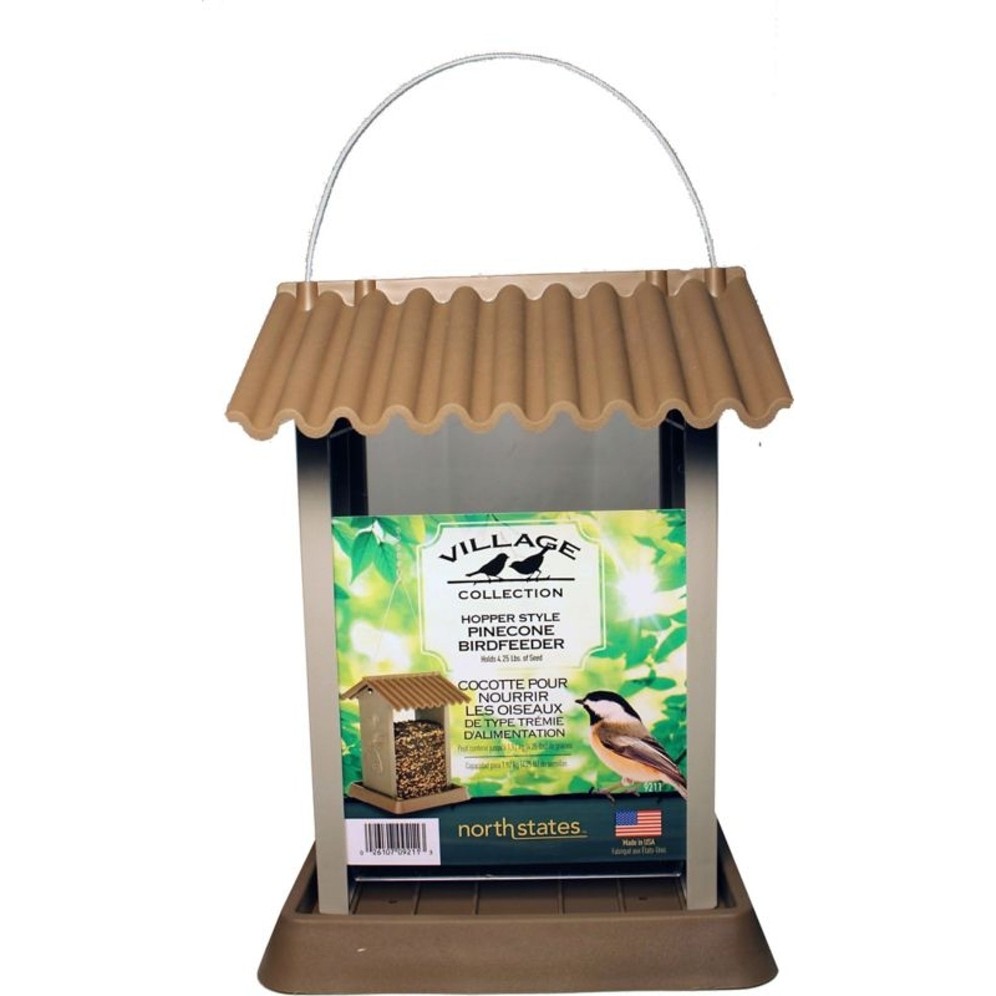 North States Village Pinecone Bird Feeder Brown