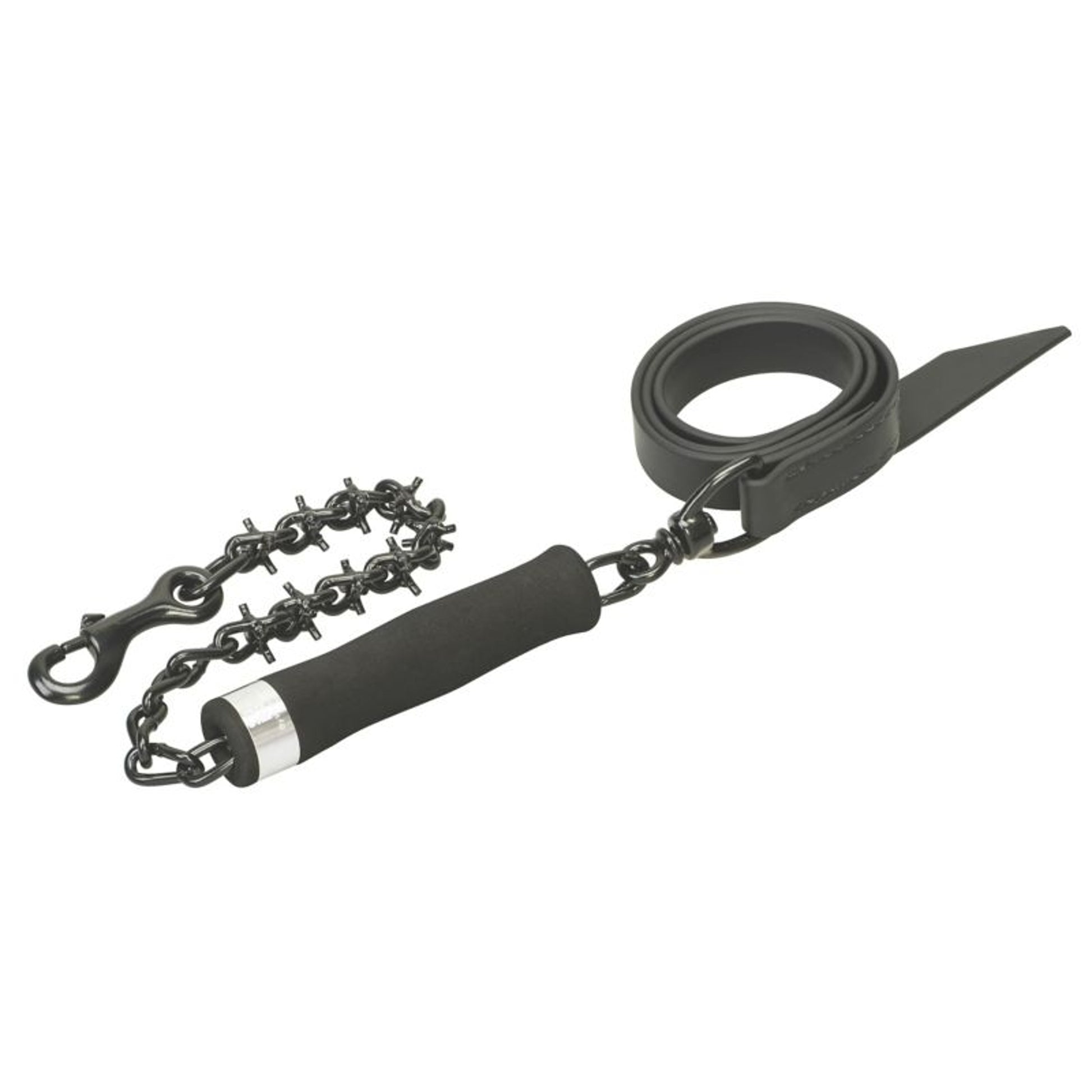Weaver Sure Hand Lead Pronged Chain Black
