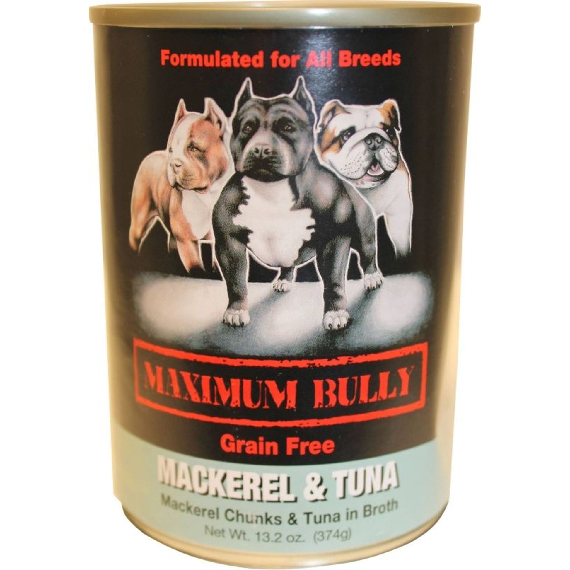 Maximum Bully Canned Dog Food 13.2oz Tuna/Chicken