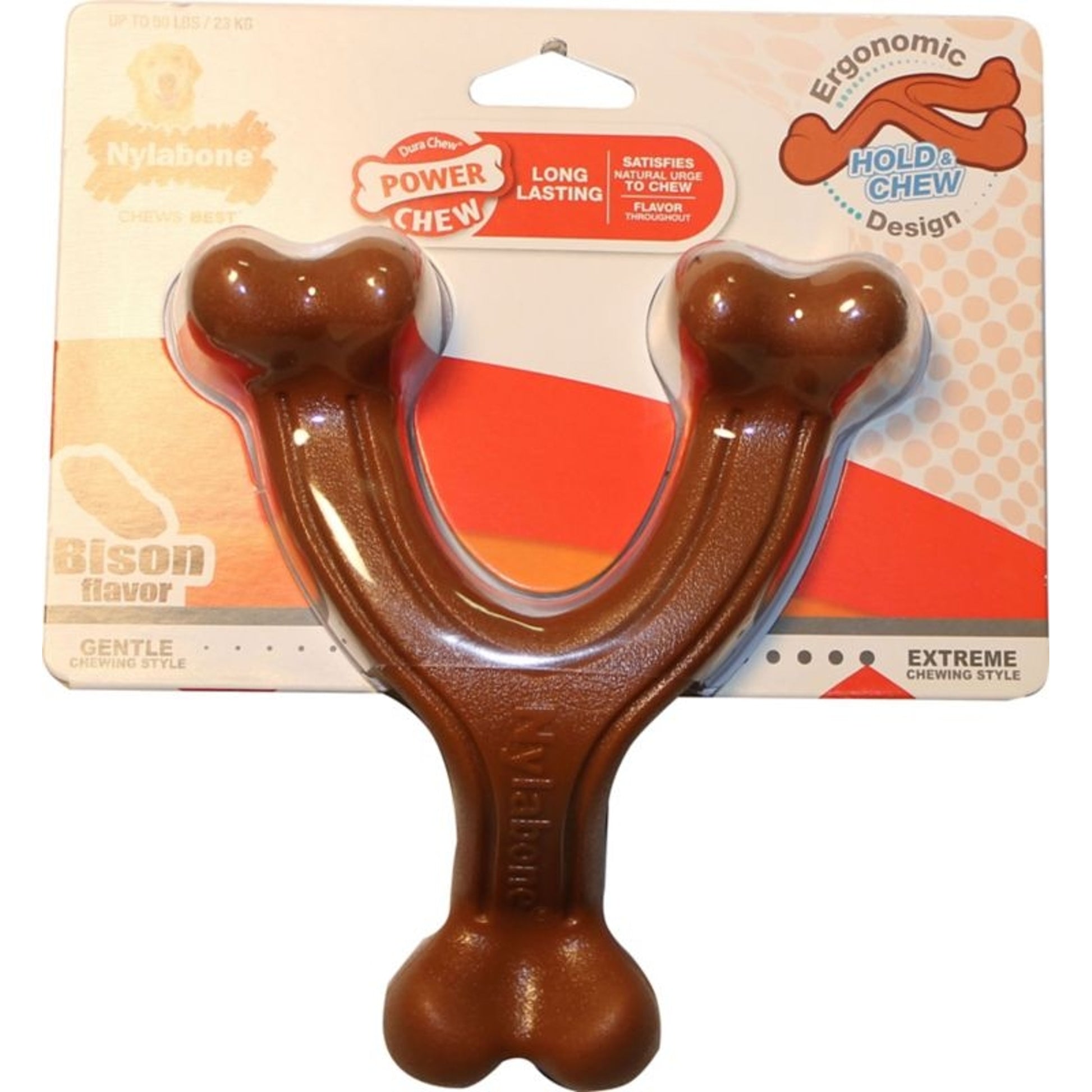 Power Chew Wishbone GIANT Bison