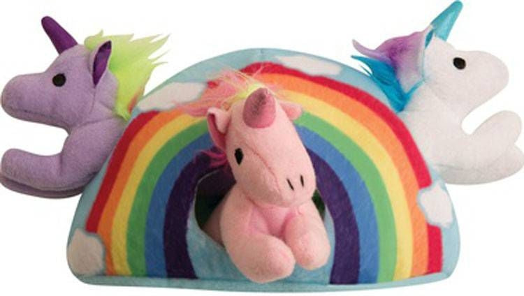 Snugz Hide and Seek Rainbow 7in Blue/Pink