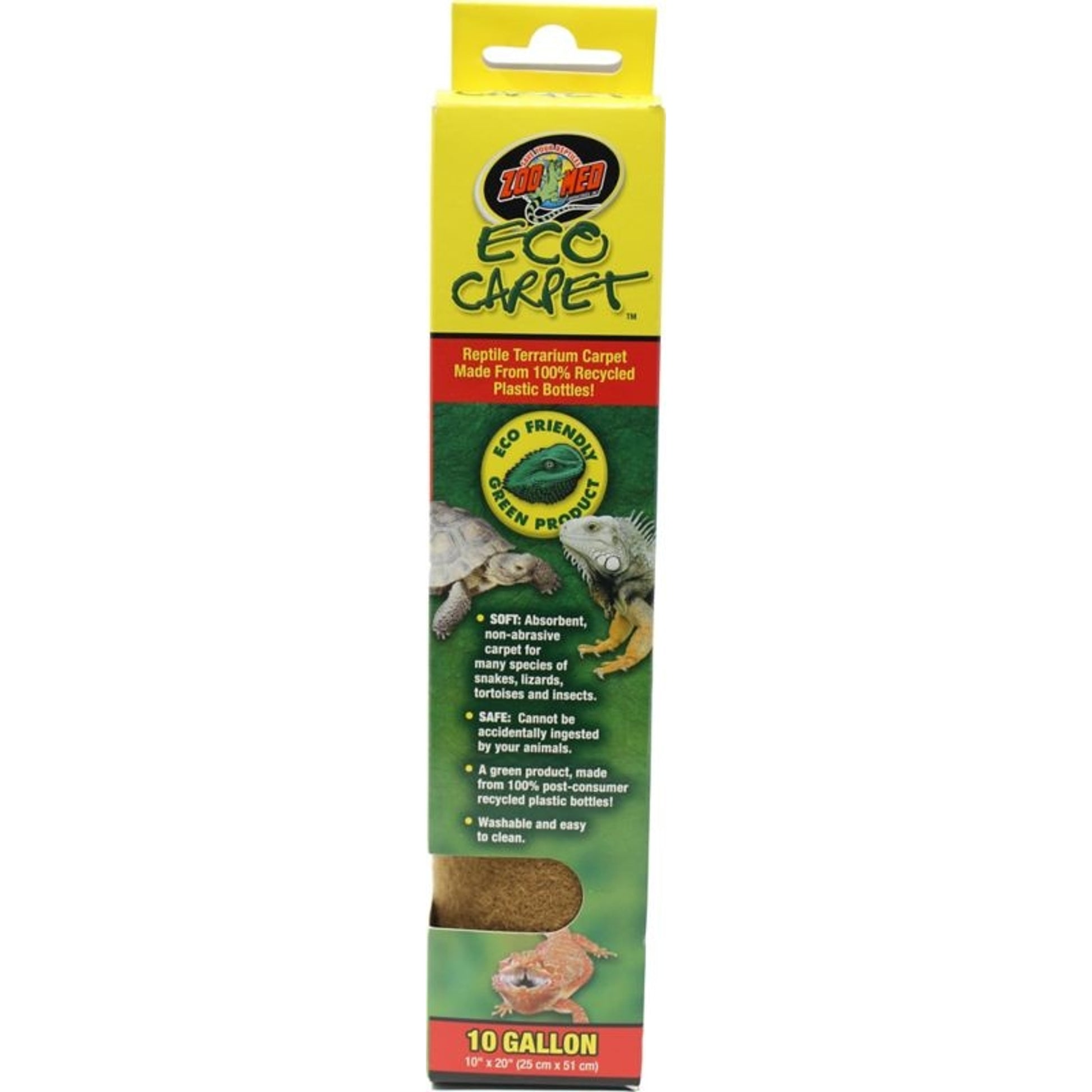 Eco Carpet Reptile Terrarium Liner 10 GAL Tan