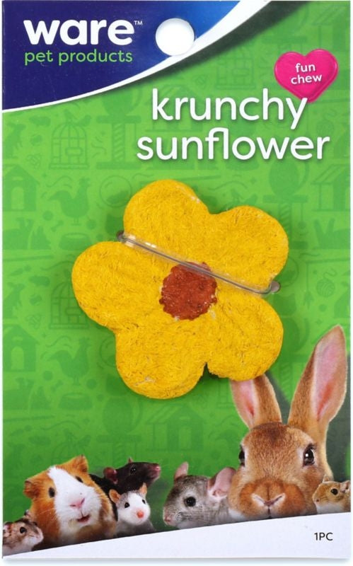 Critter Ware Krunchy Sunflower Yellow/Brown