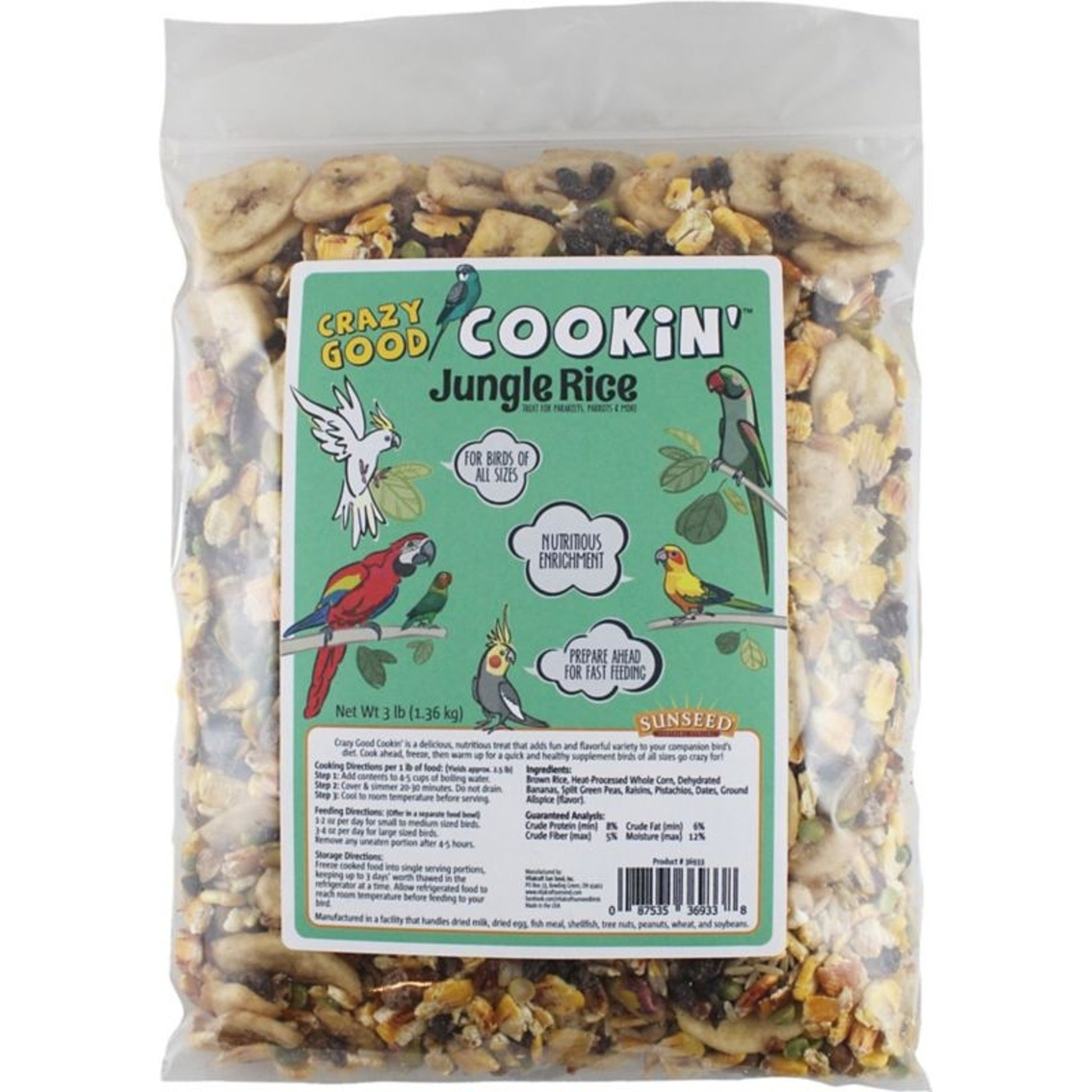 Sun Crazy Good Cookin Jungle Rice 16 oz
