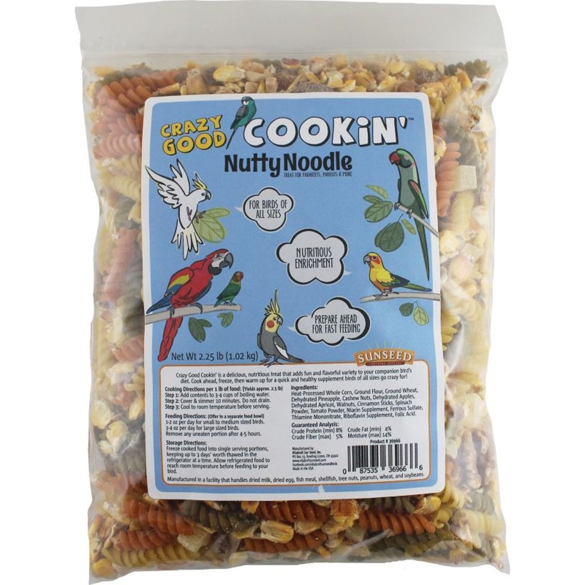 Sun Crazy Good Cookin Nutty Noodle 12 oz
