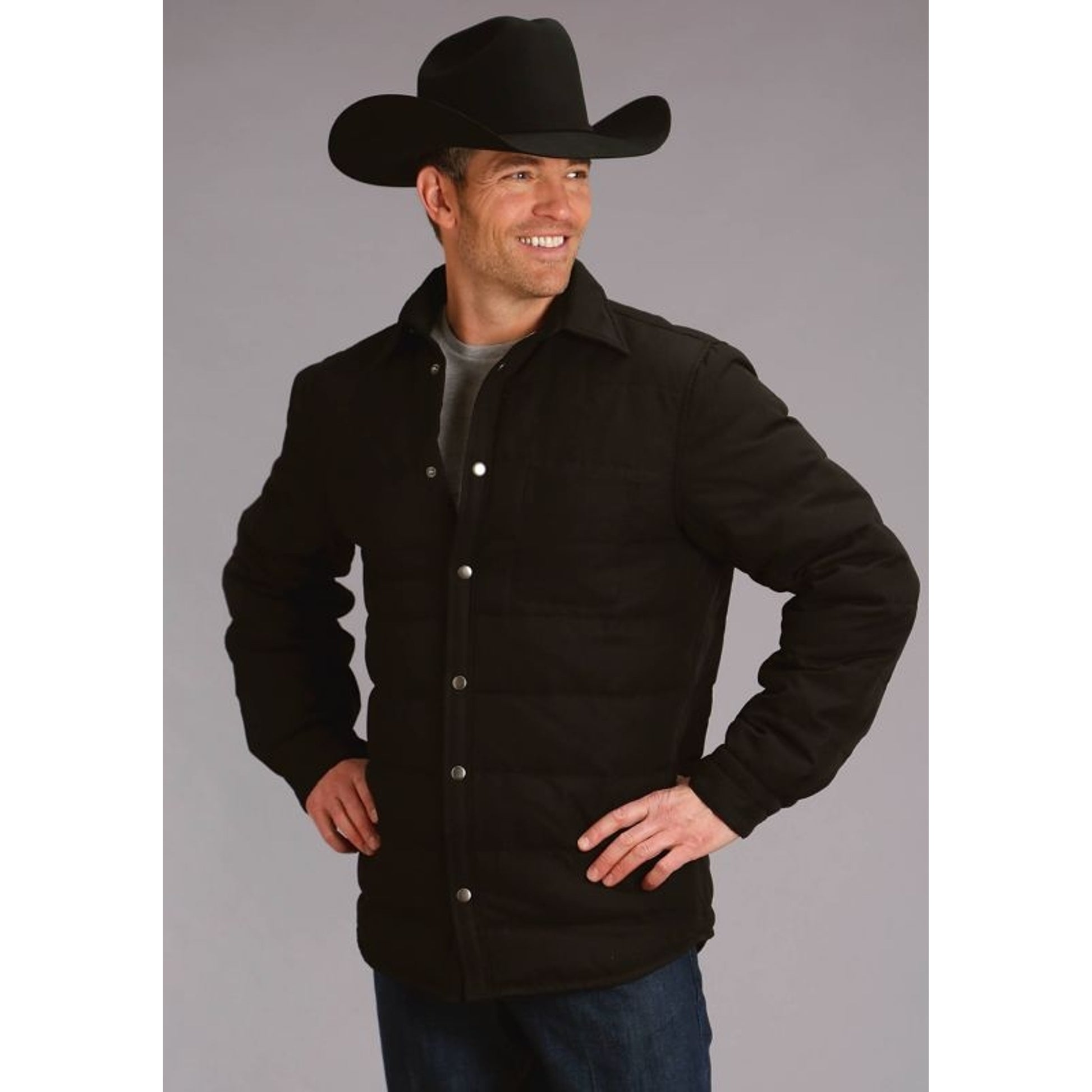 Stetson Mens Suede Bomber Jacket SM Brn
