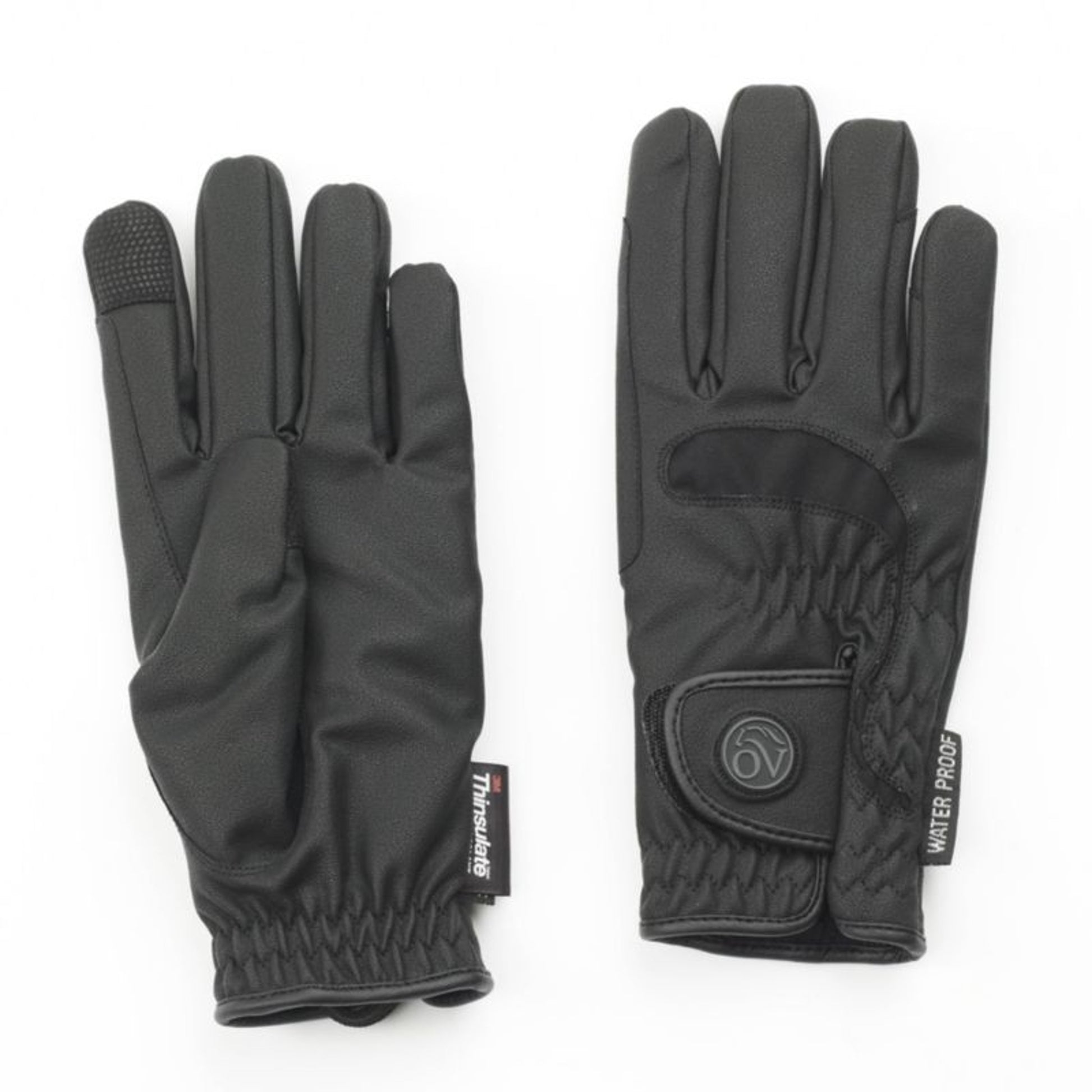 Ovation Luxe Grip Winter Riding Gloves Medium Blac