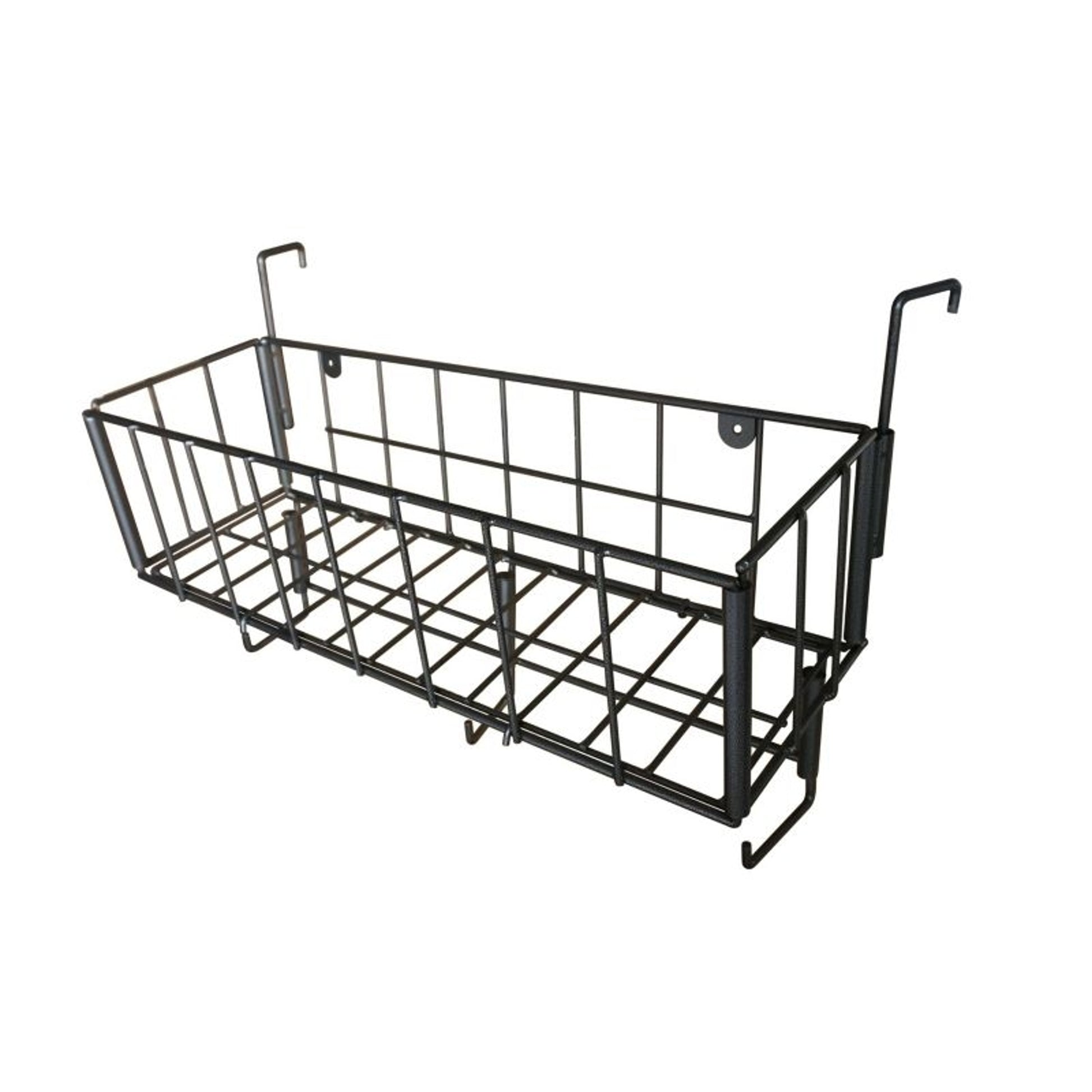 Hanging Basket Rack - Portable / Folding Black