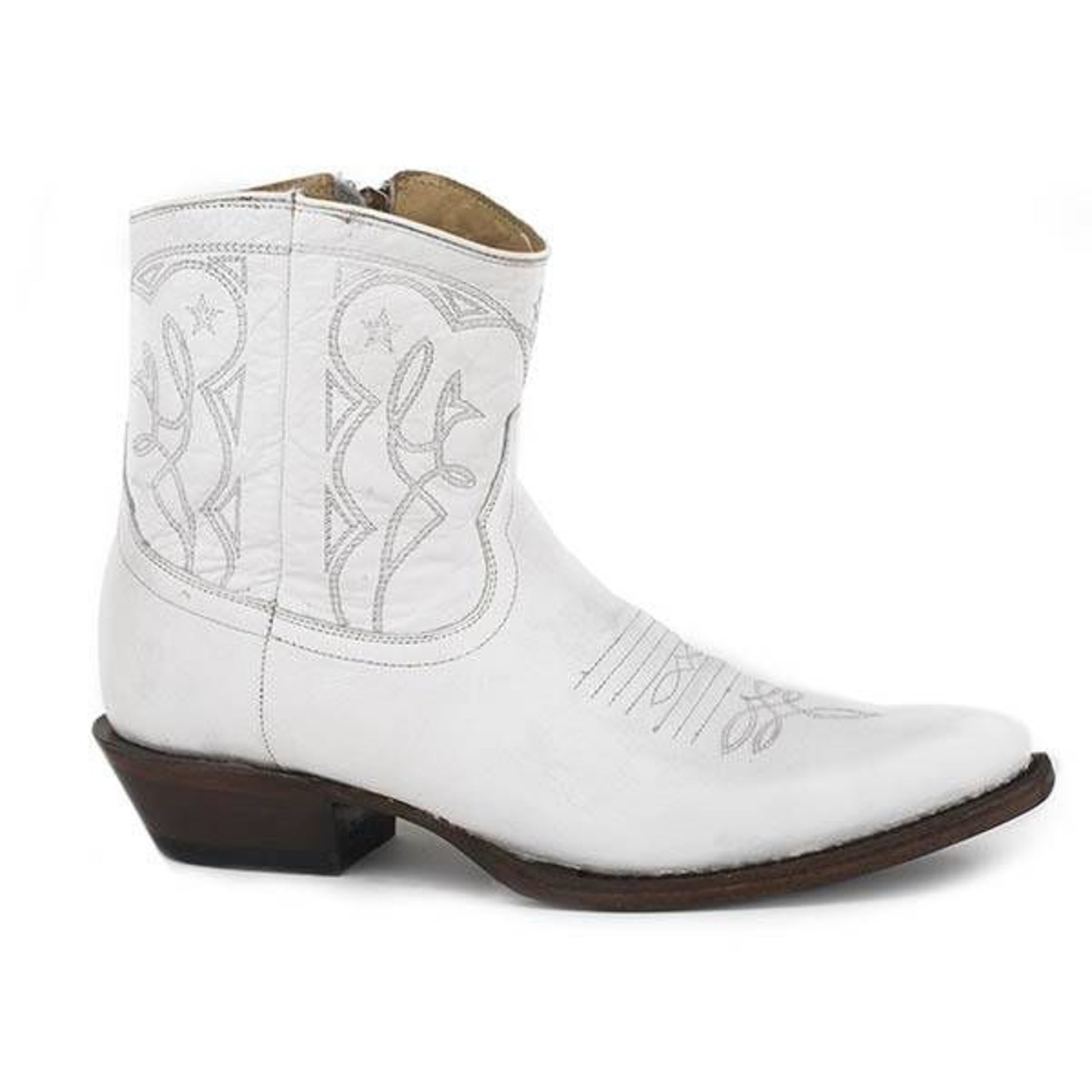 Stetson Ladies Annika Shorty Boots 11 White