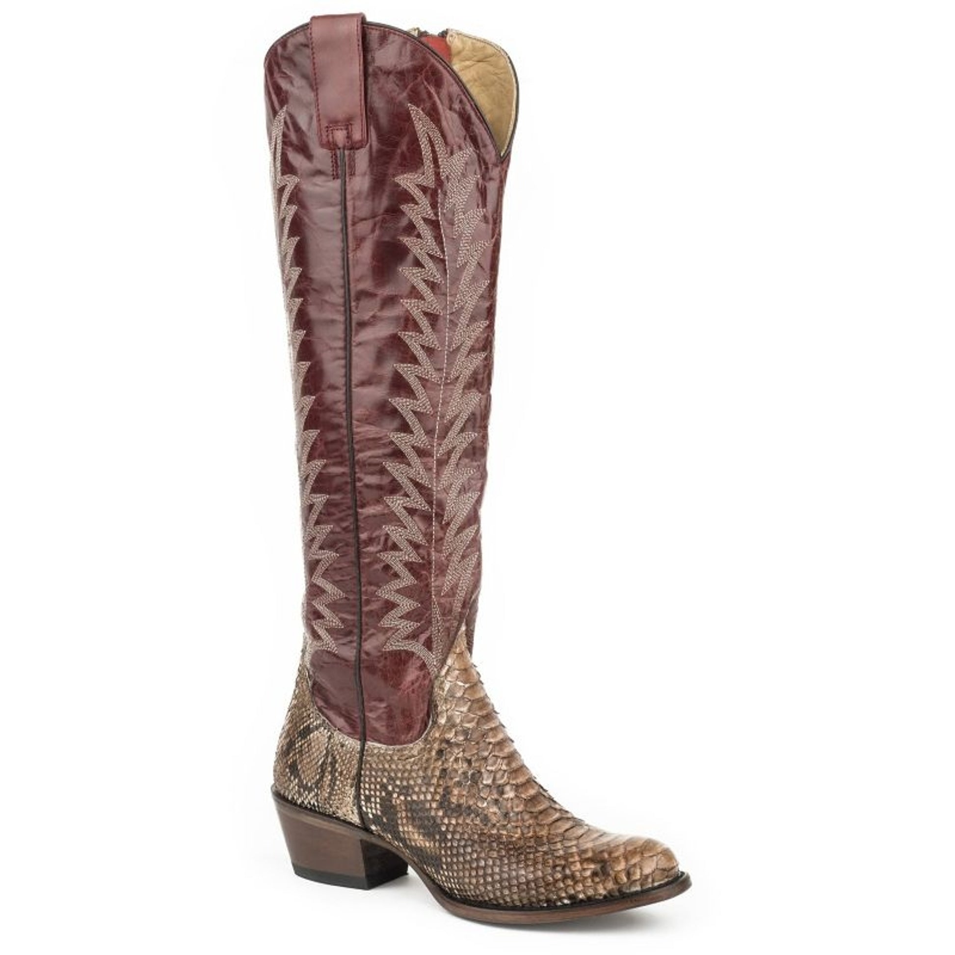 Stetson Ladies Ruby Tall Round Toe Fashion Boots 7