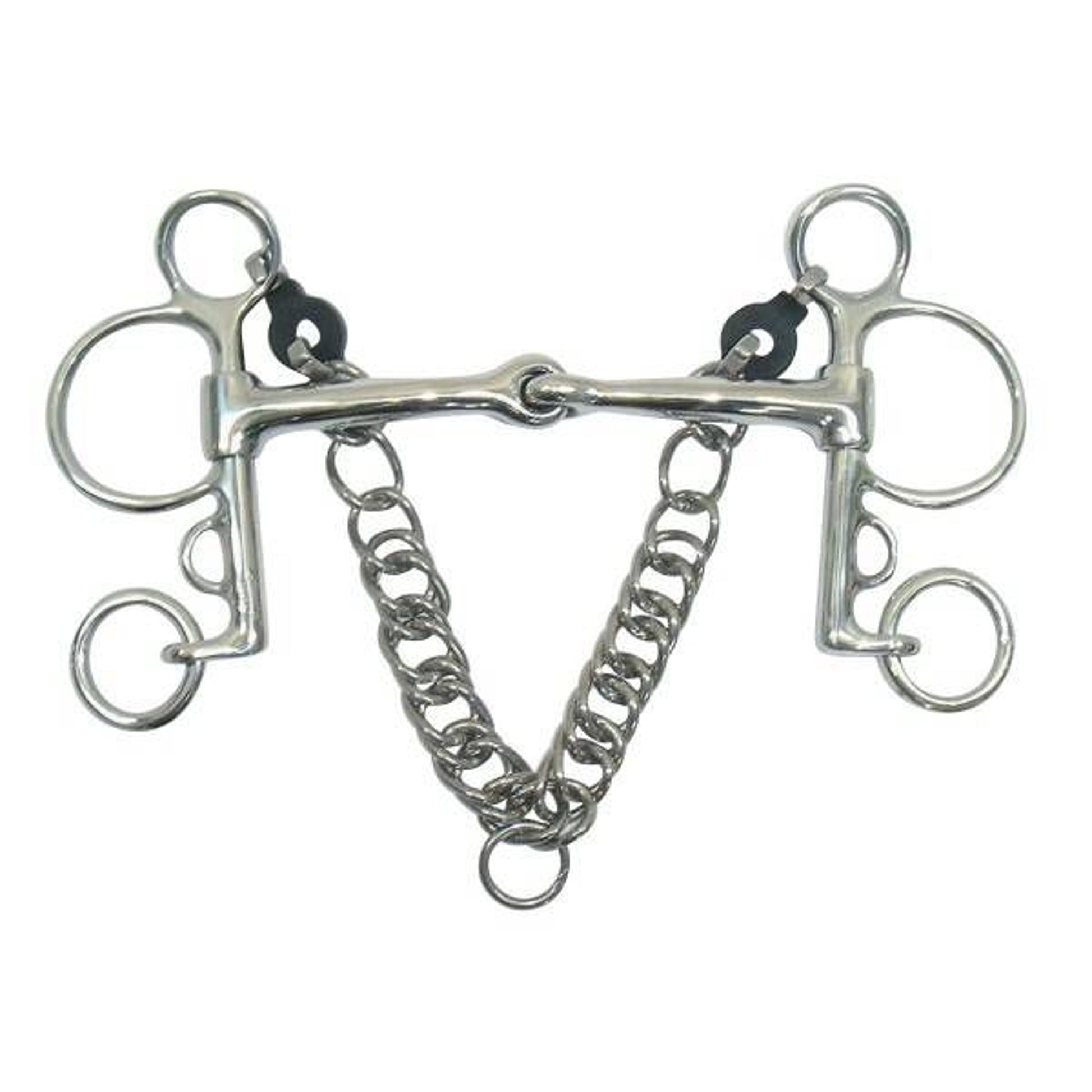 Metalab Magic Jointed Mouth Pelham Bit 5.25" Stain