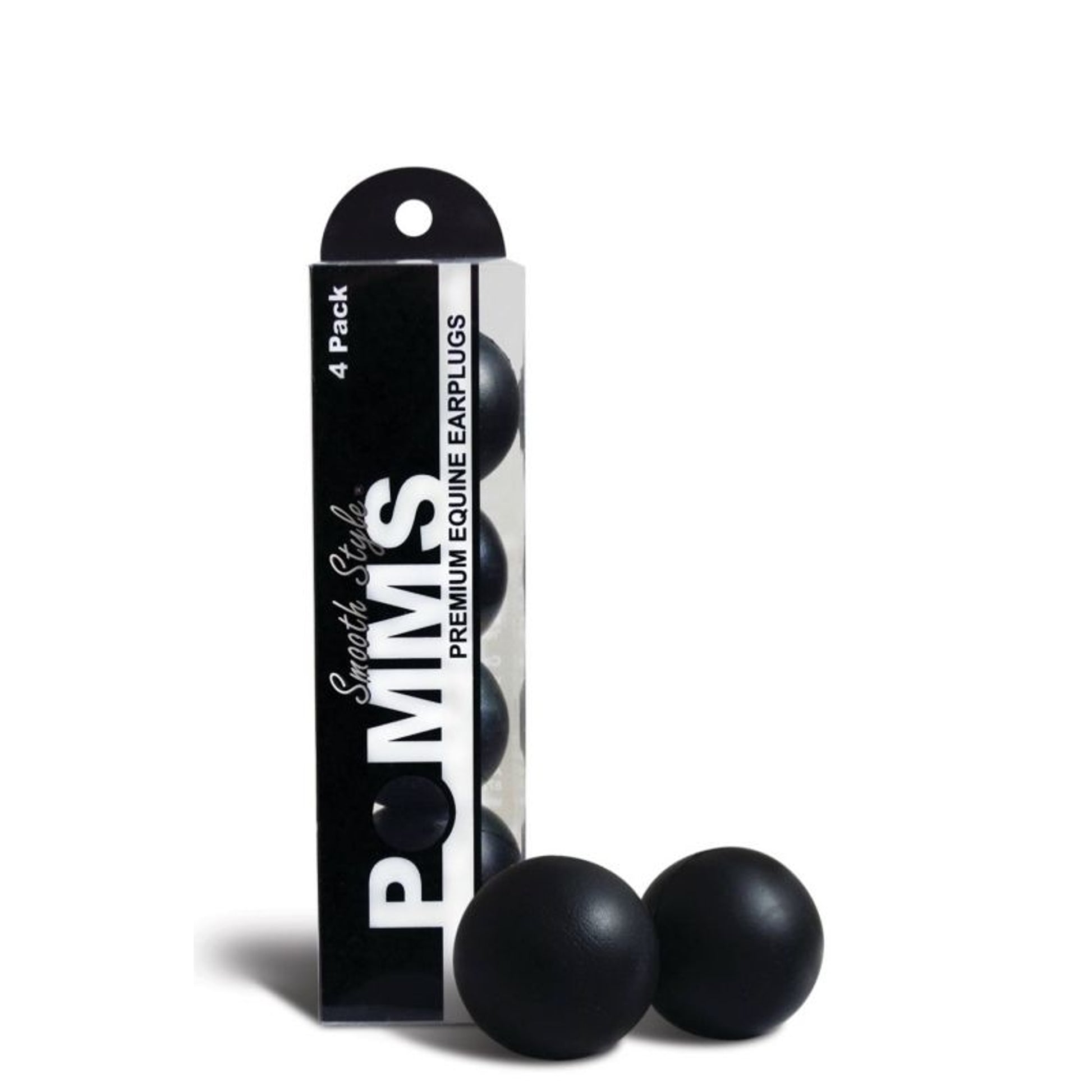 Pomms Premium Smooth Equine Earplugs - Pack of 4 H