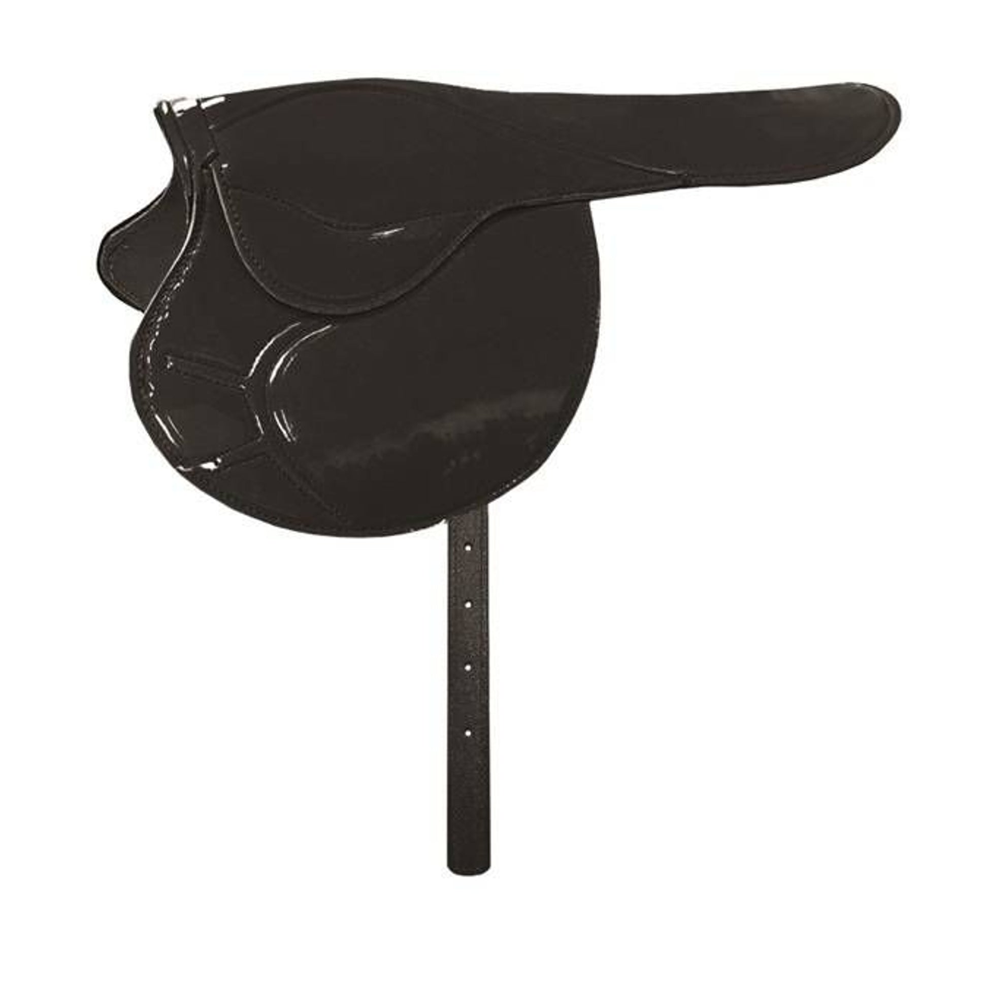 Jacks Clarino Thoroughbred Jockey Saddle 14 oz Bla