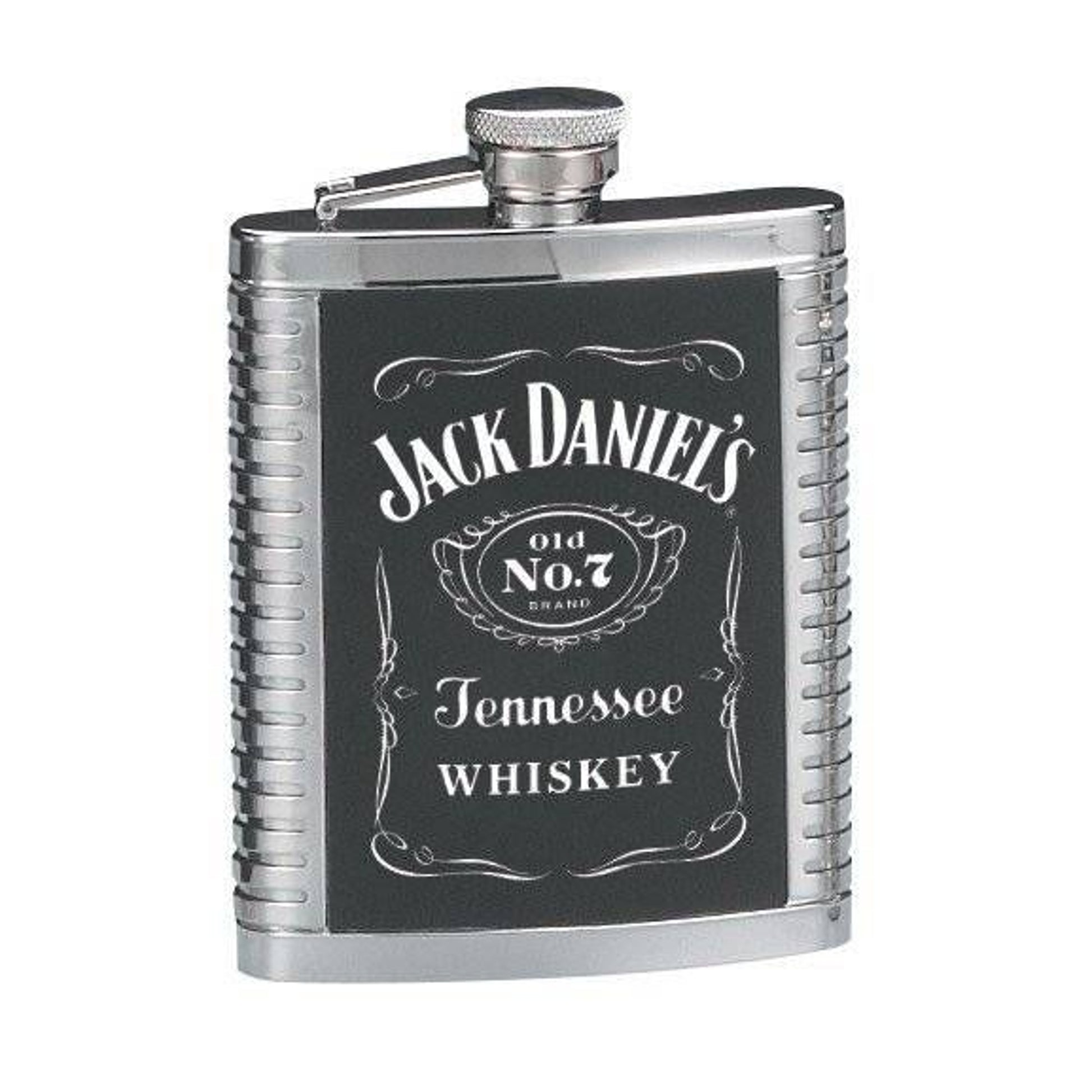 Jack Daniel's Bottle Label Stainless Steel Flask 5
