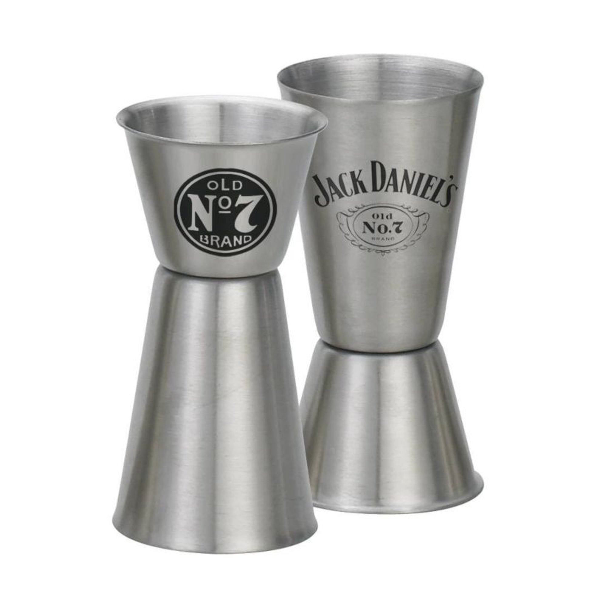 Jack Daniels Label Double Jigger 2 oz/1oz Stainles