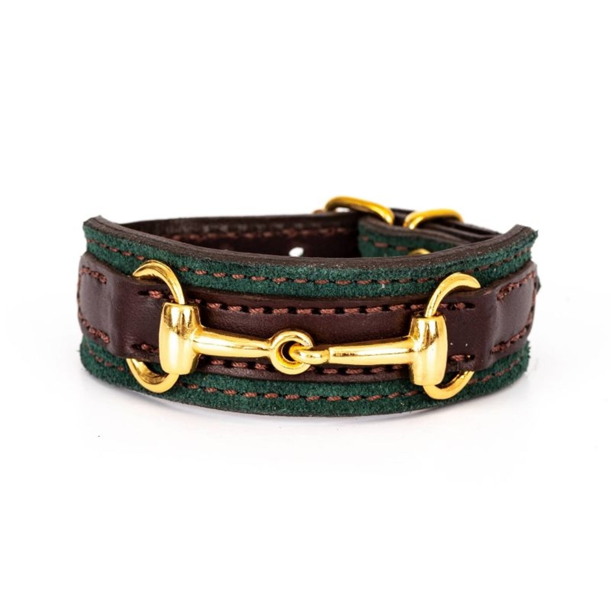 Perris Padded Bit Leather Bracelet