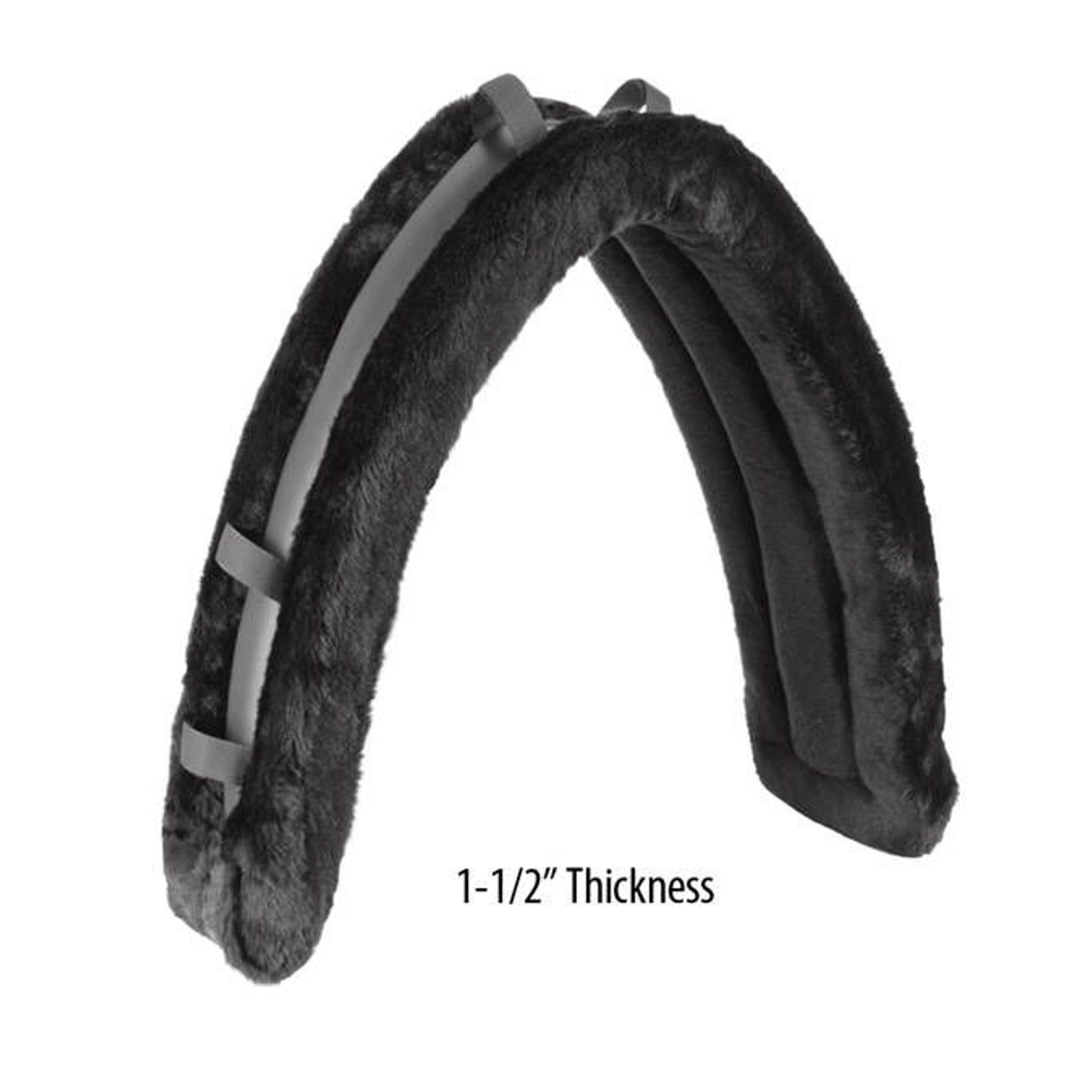 Jacks 1-1/2" Double Thick Fleece Saddle Pad 48" Bl