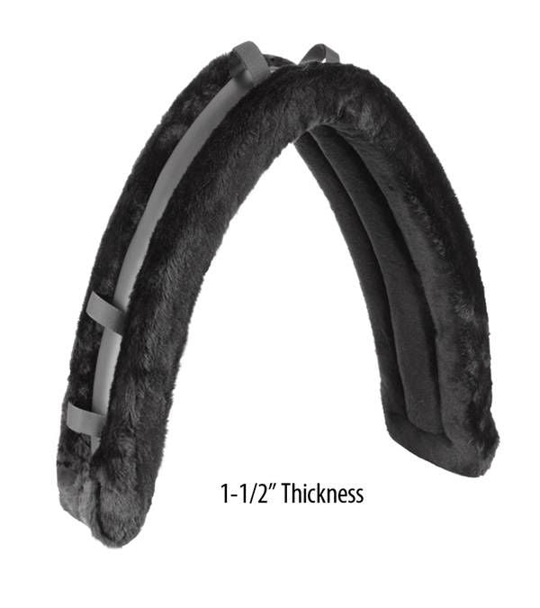 Jacks 1-1/2" Double Thick Fleece Saddle Pad 48" Bl