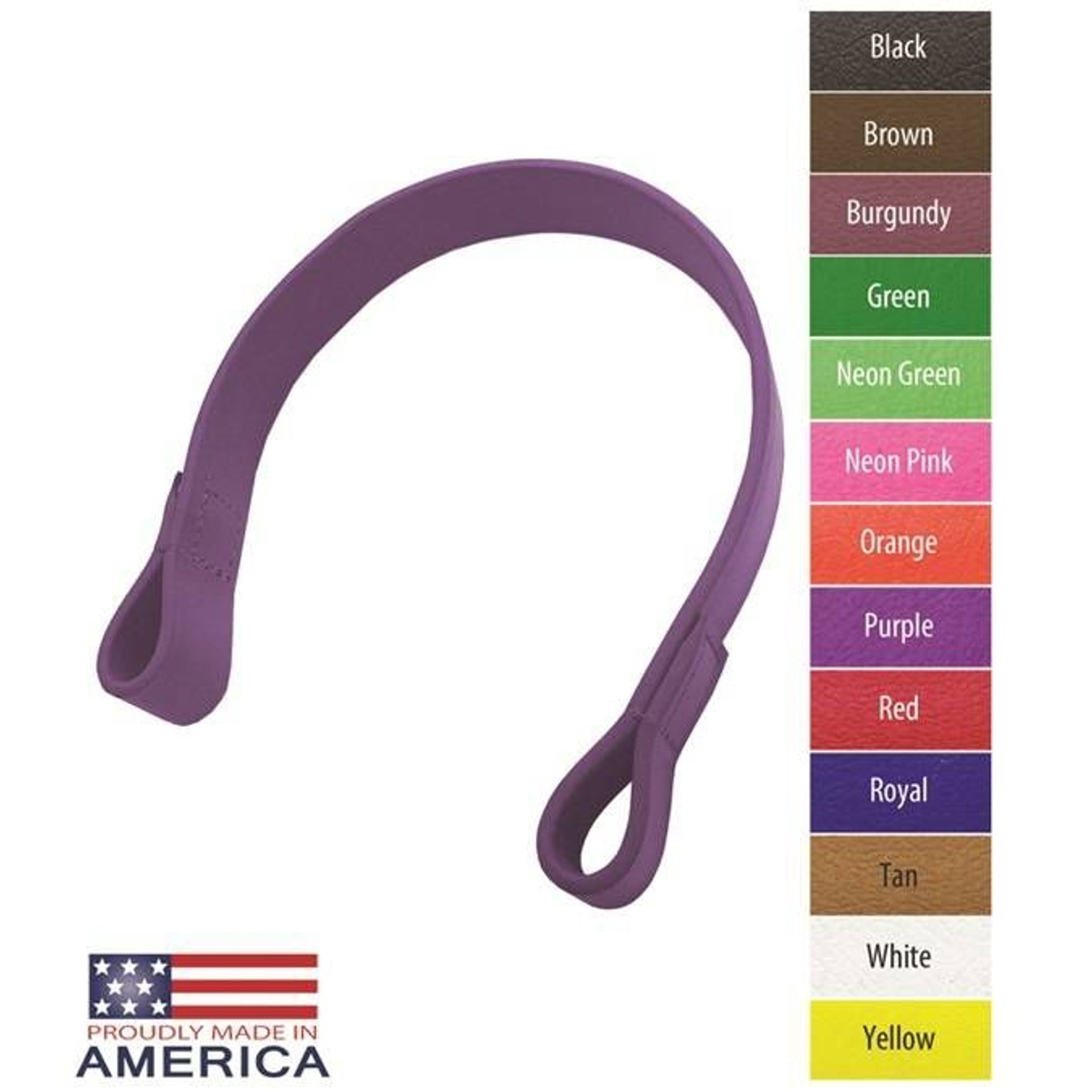Feather-Weight 1" Beta Halter Browband 15" long Wh
