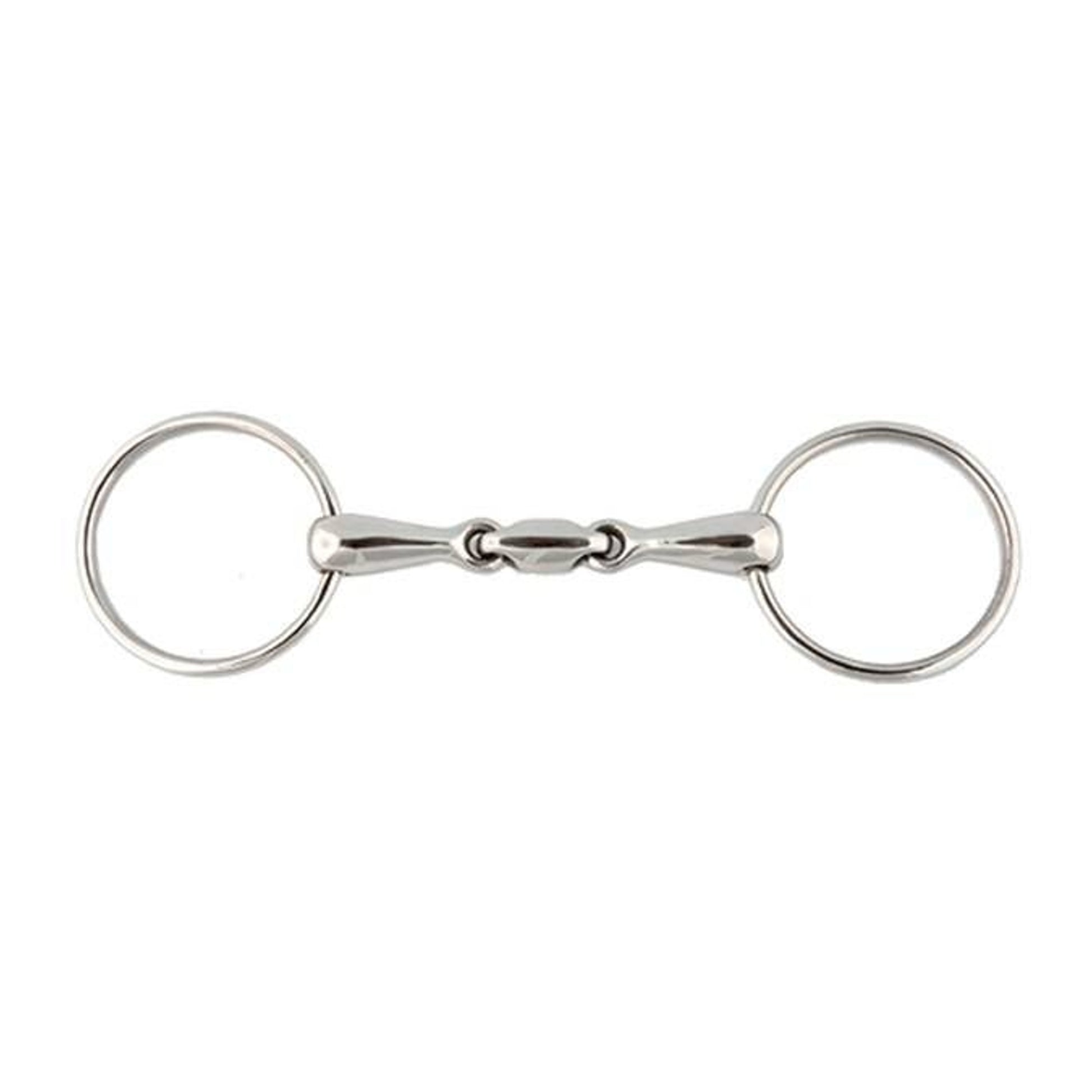 Jacks Horizontal Elliptical Loose Ring Snaffle Bit