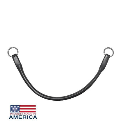 Feather-Weight Jaw Strap with Rubber 16" Black