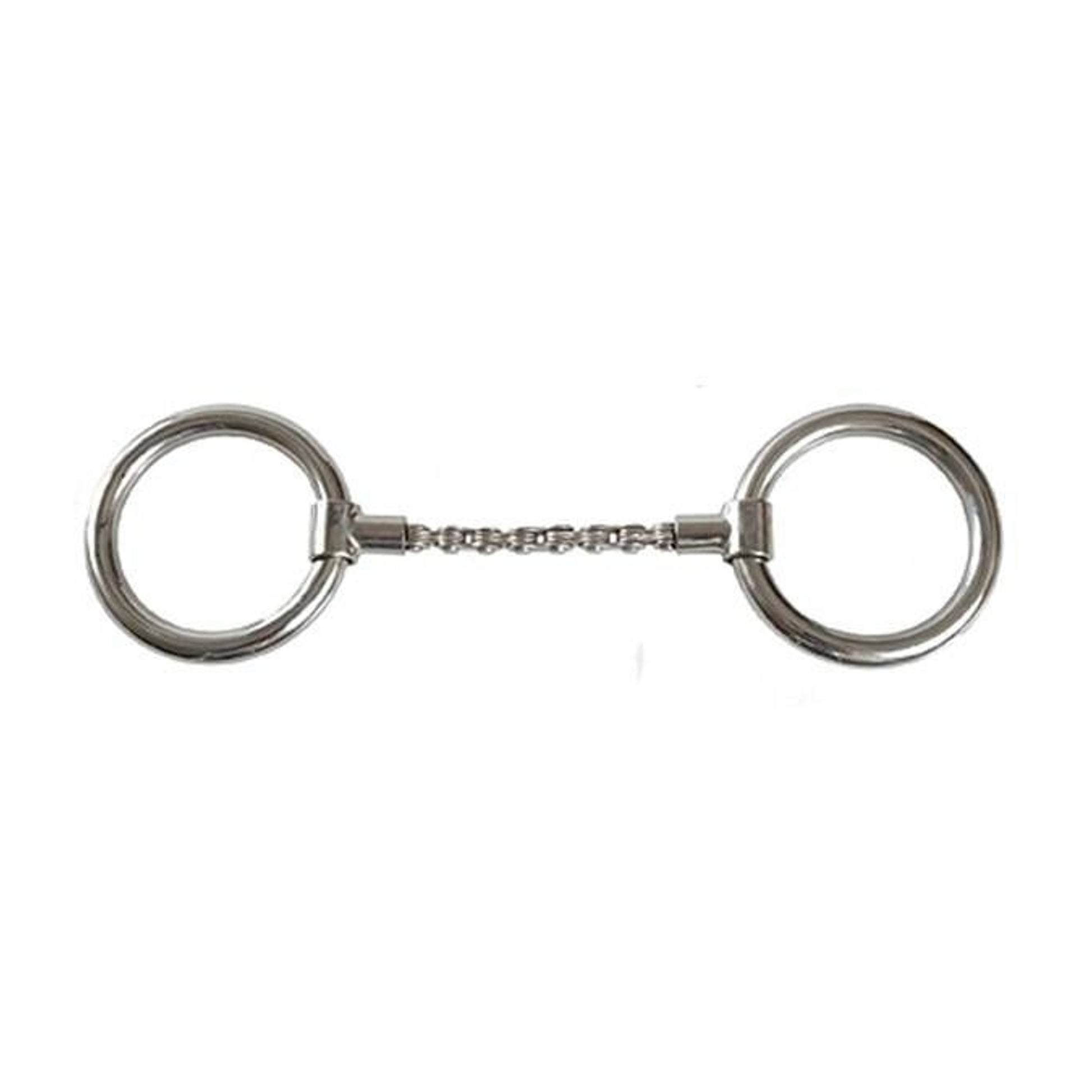 Jacks Bike Chain Ring Snaffle Bit 5" Stainless Ste