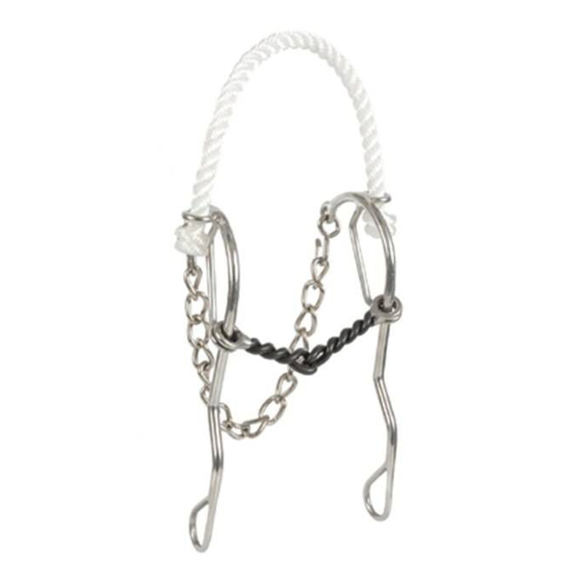 Jacks Rope Nose Hackamore Bit 5" Stainless Steel